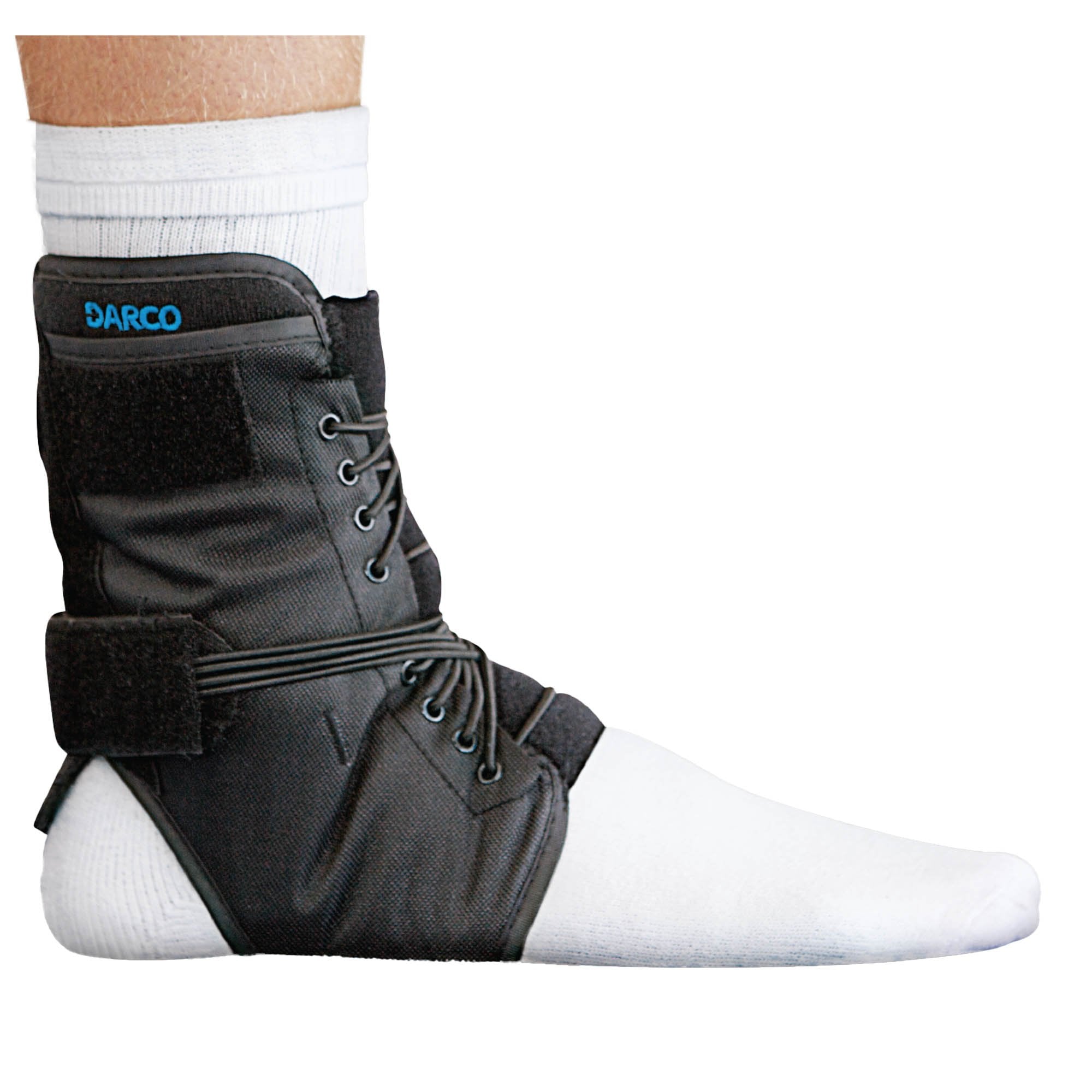 Ankle Brace Darco Web™ Medium Bungee / Hook and Loop Strap Closure Male 7-1/2 to 10 / Female 9-1/2 to 11 Foot (1 Unit)