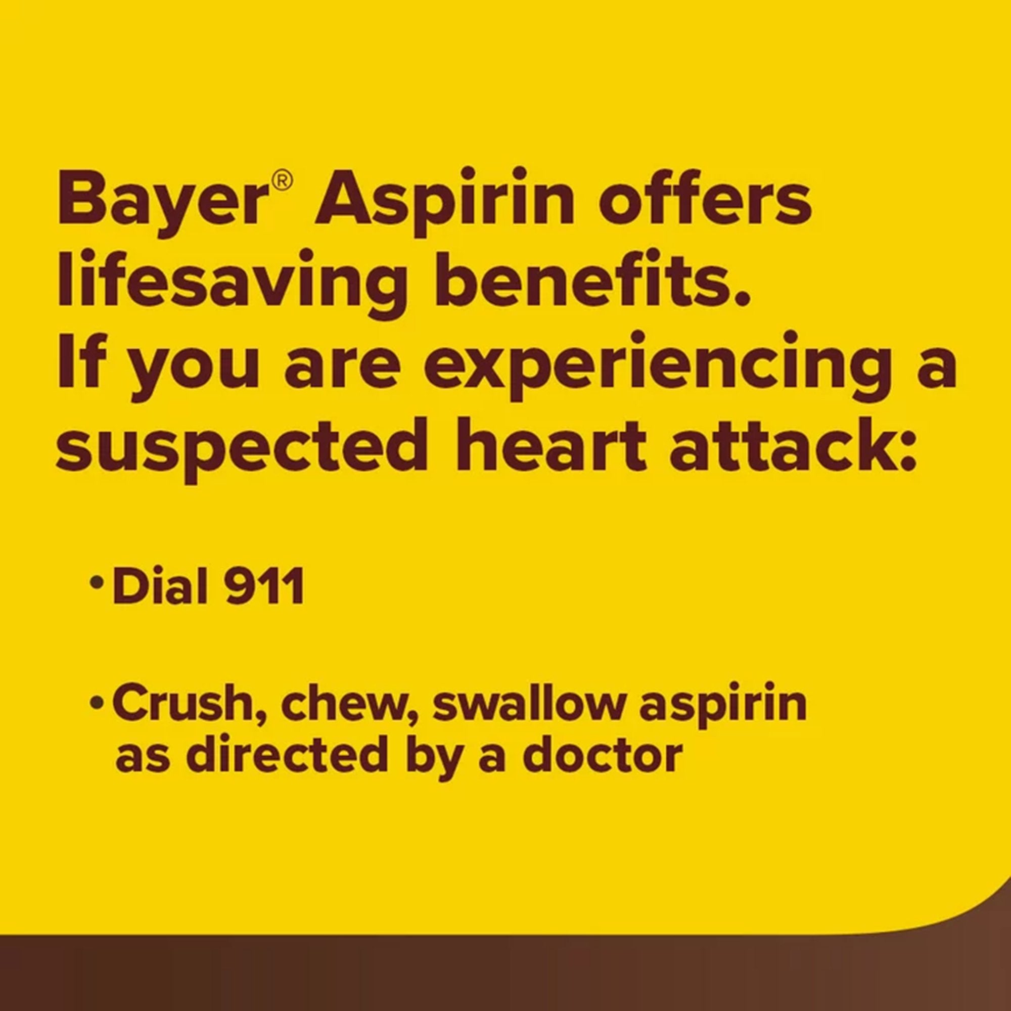 Bayer Low Dose Safety Coated Aspirin 81 mg Tablets (1 Unit)