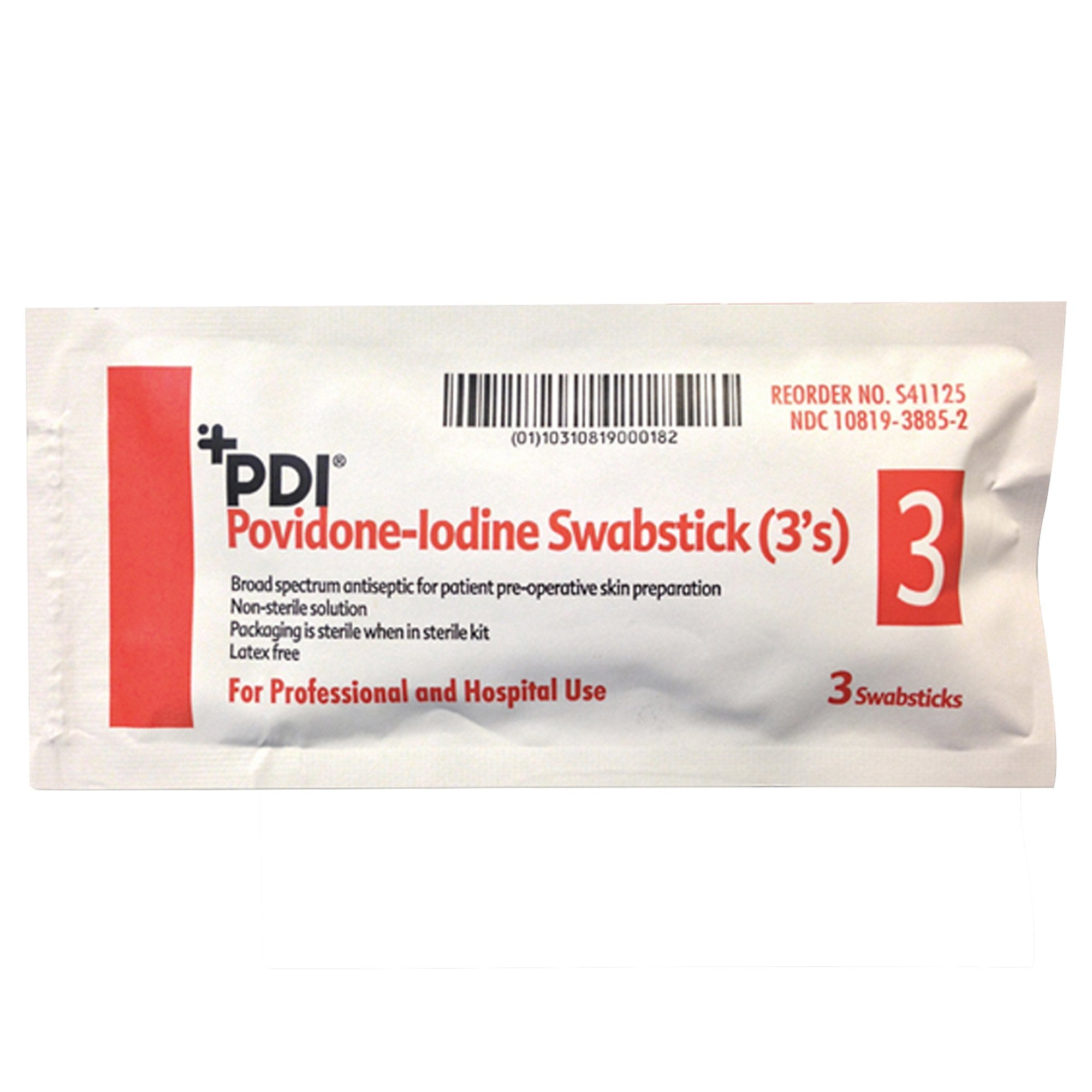 PDI® PVP Iodine Prep Swabsticks (25 Units)