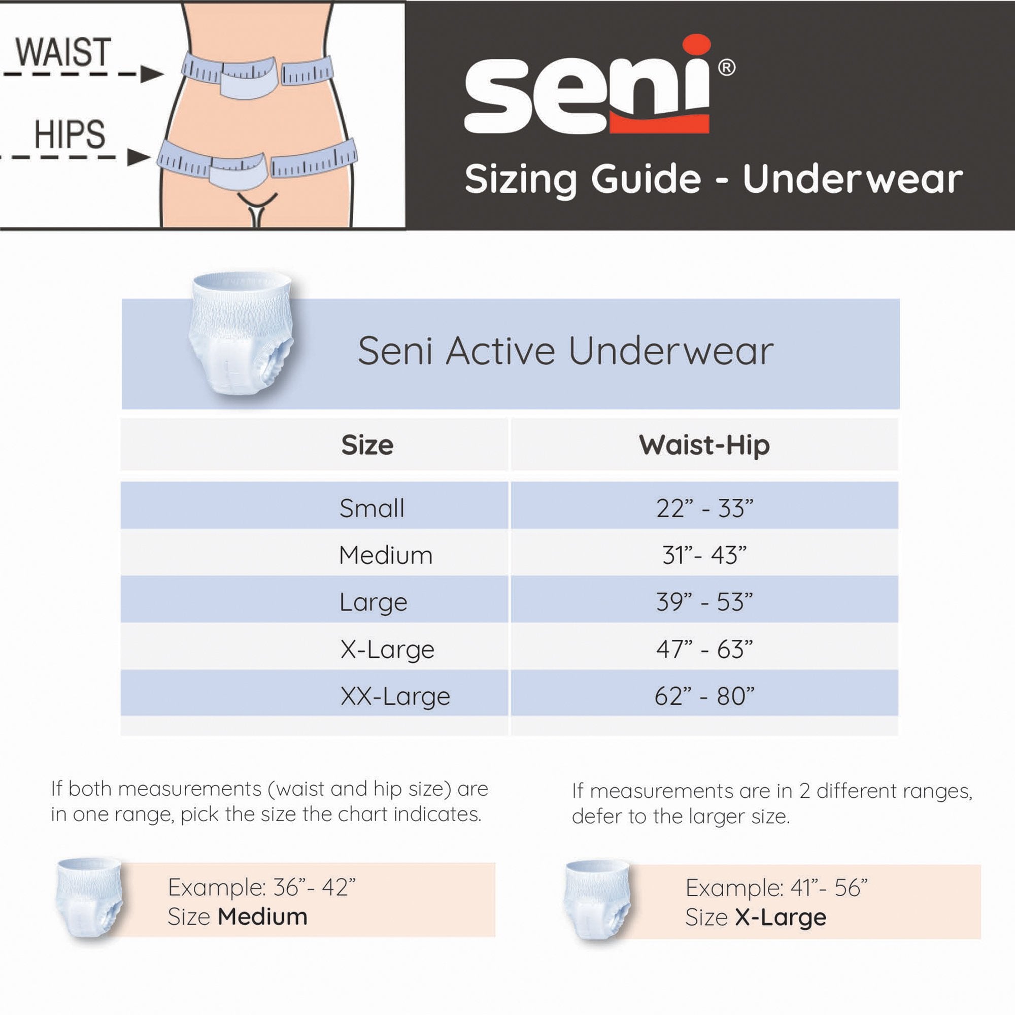 Seni® Active Super Plus Heavy Absorbent Underwear, Small (22 Units)