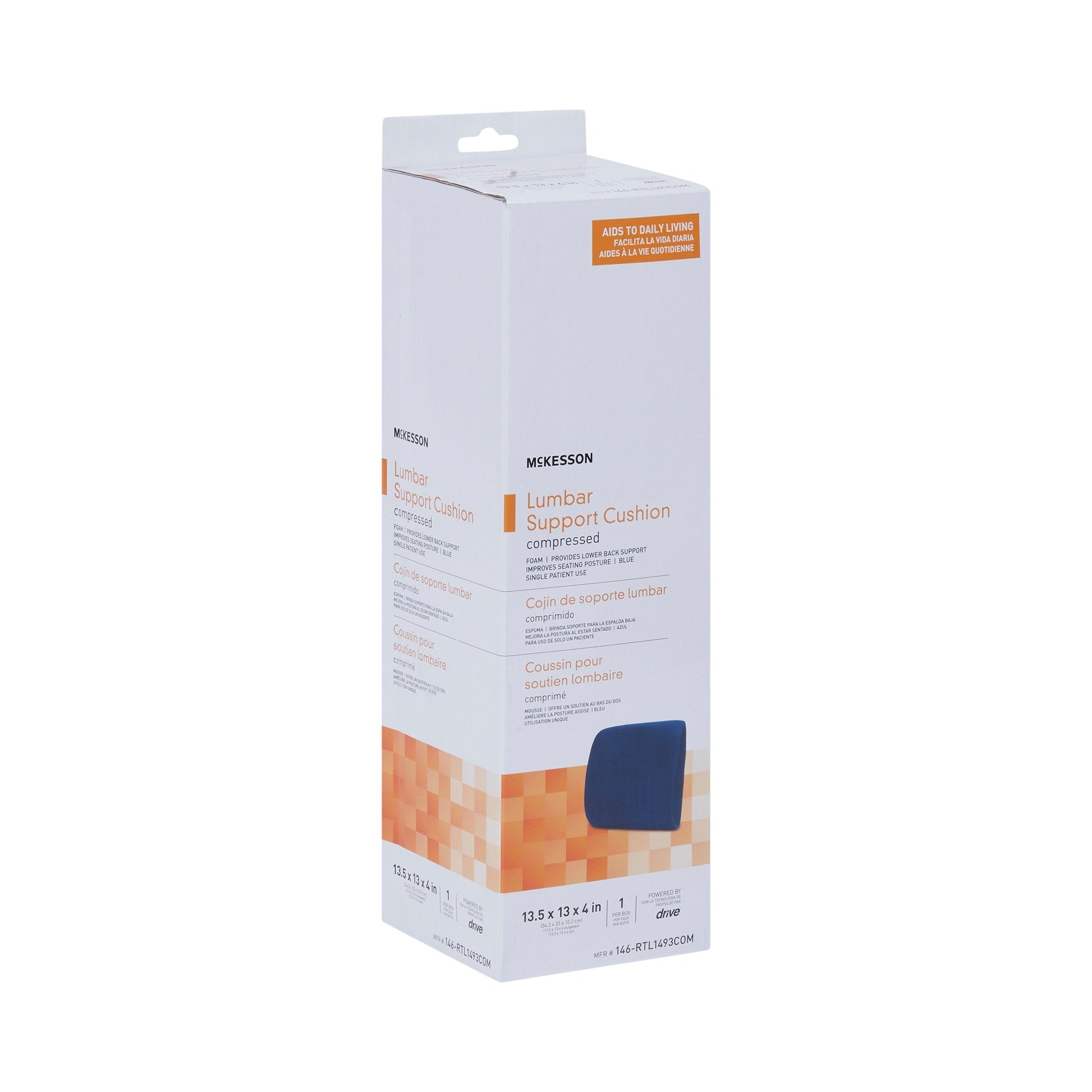 McKesson Compressed Lumbar Support Cushion (4 Units)
