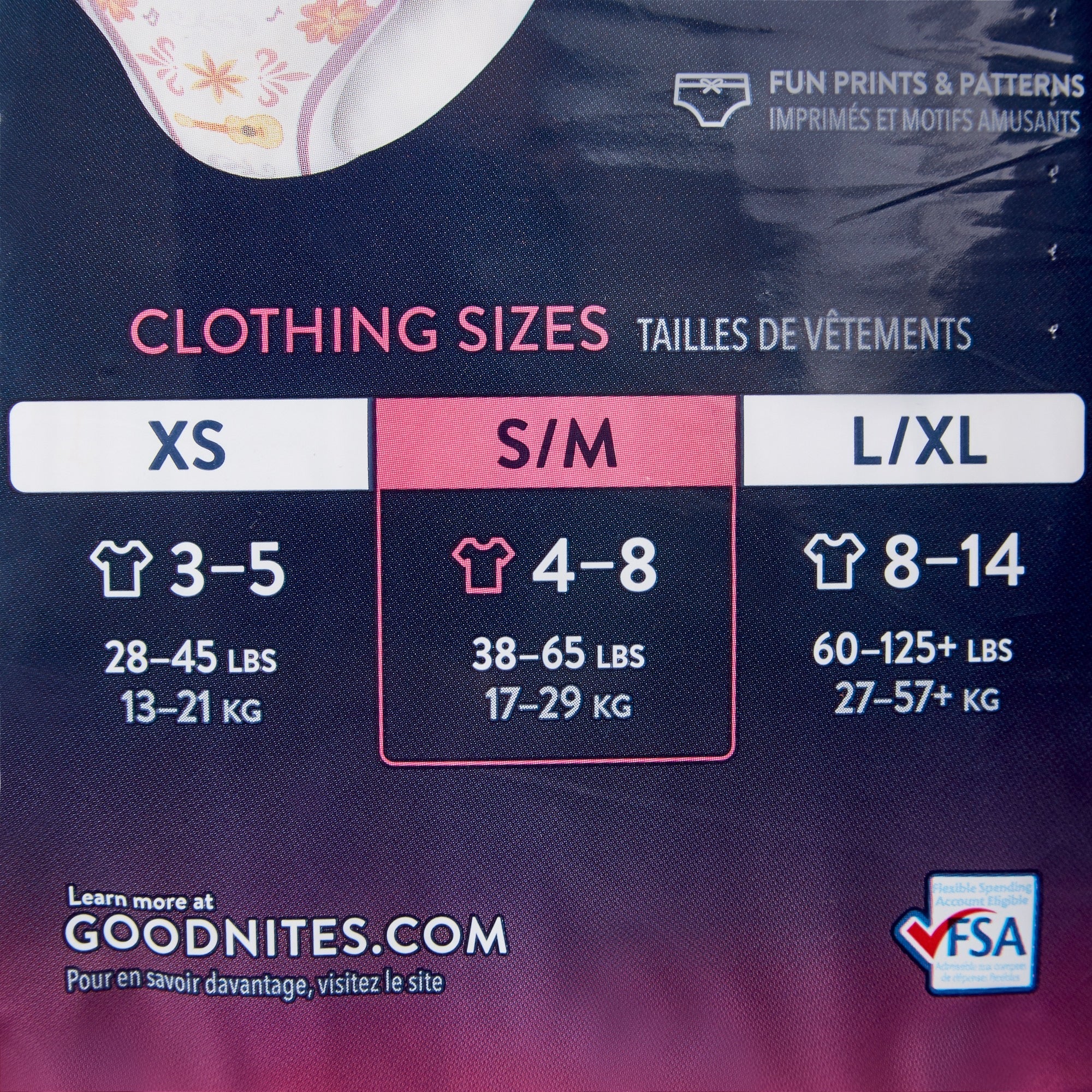 GoodNites® Absorbent Underwear, Small / Medium (14 Units)