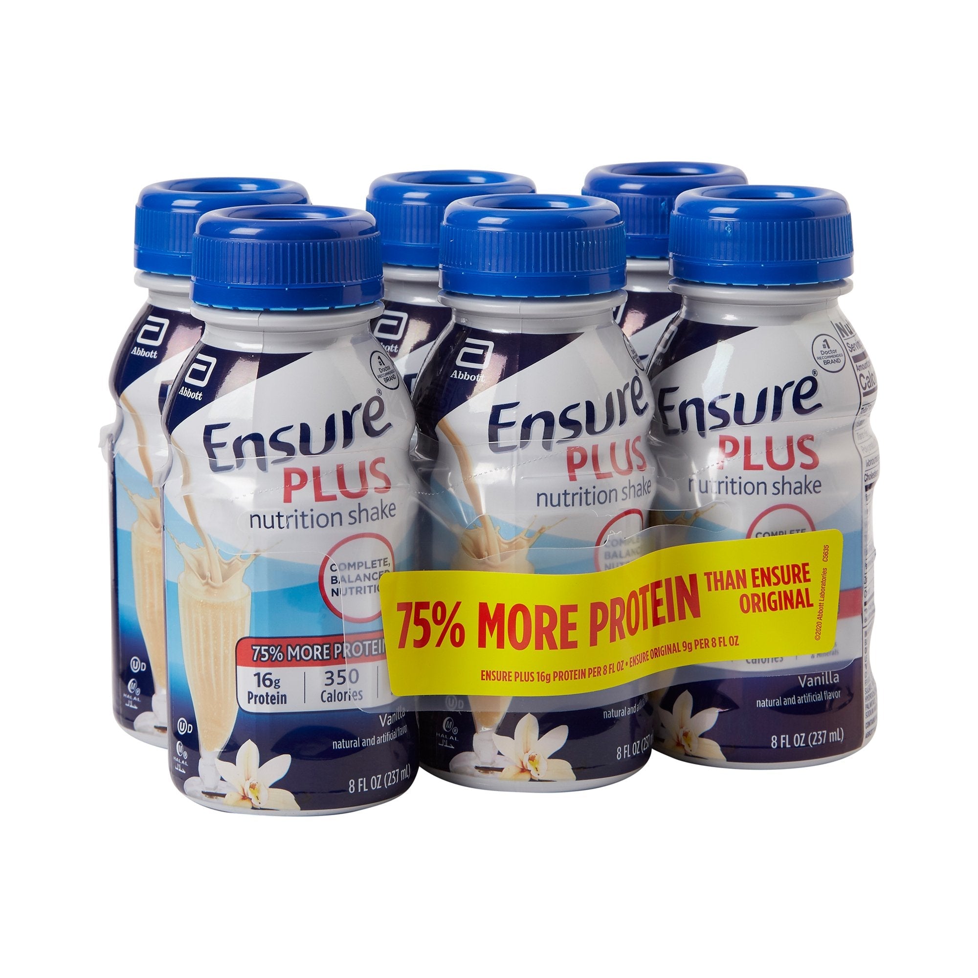 Ensure® Plus Vanilla Nutrition Shake - Balanced Meal Replacement 8oz