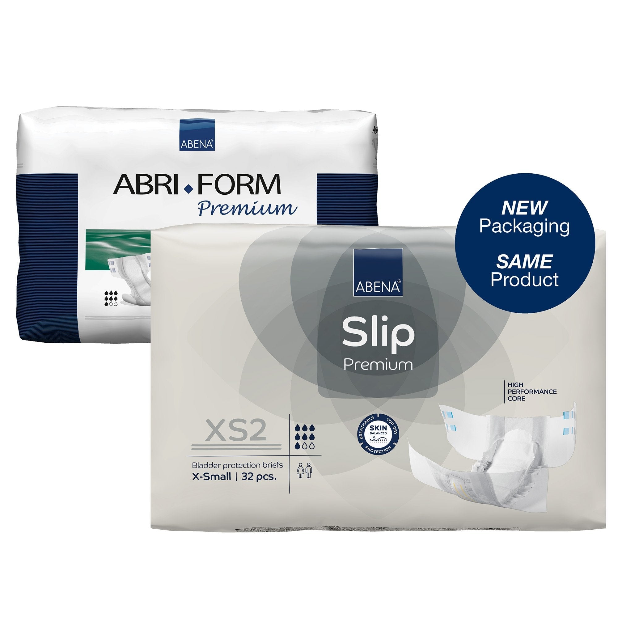 Abena® Slip Premium XS2 Incontinence Brief, X-Small (32 Units)