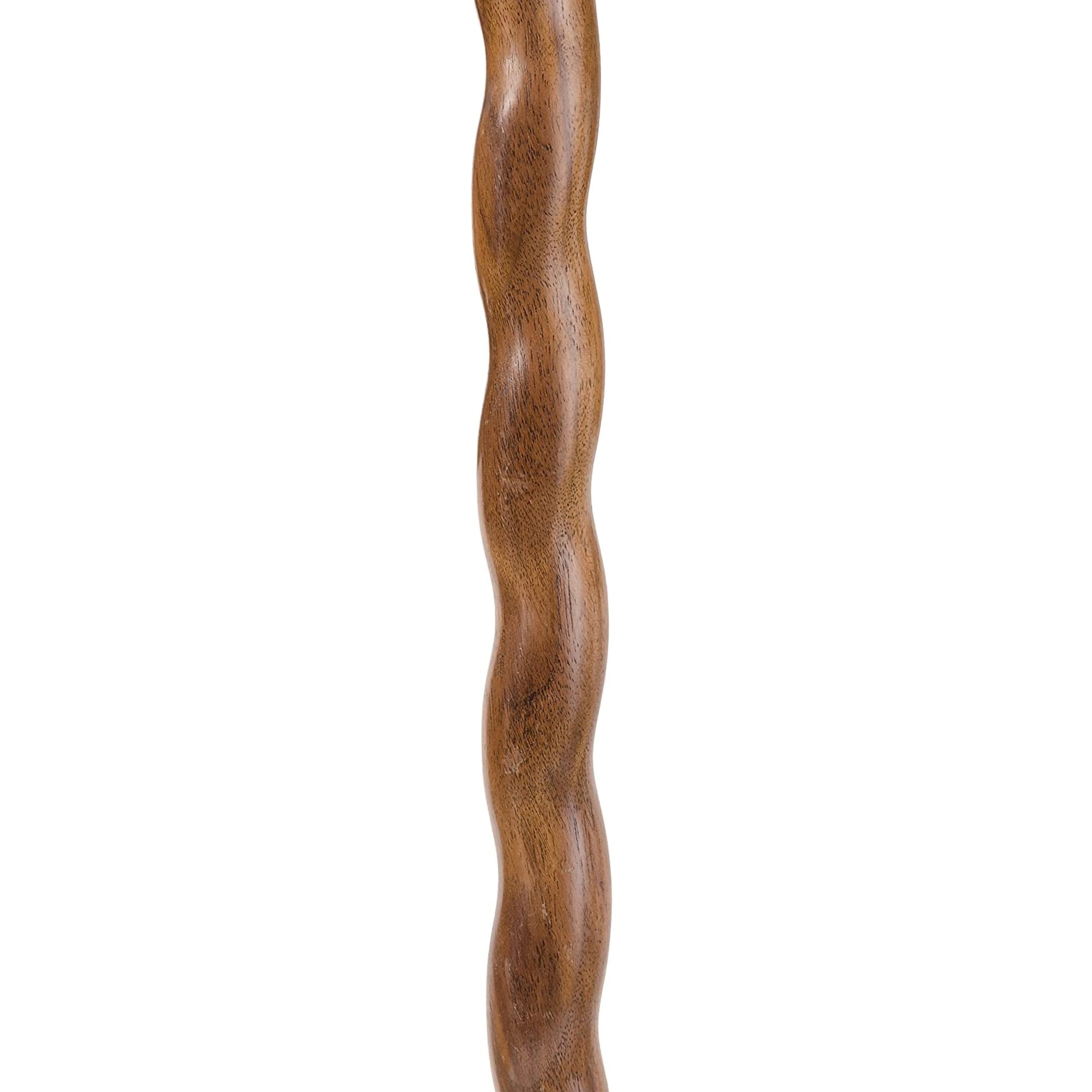 Brazos™ Twisted Walnut Derby Handcrafted Walking Cane, 34-Inch Height (1 Unit)
