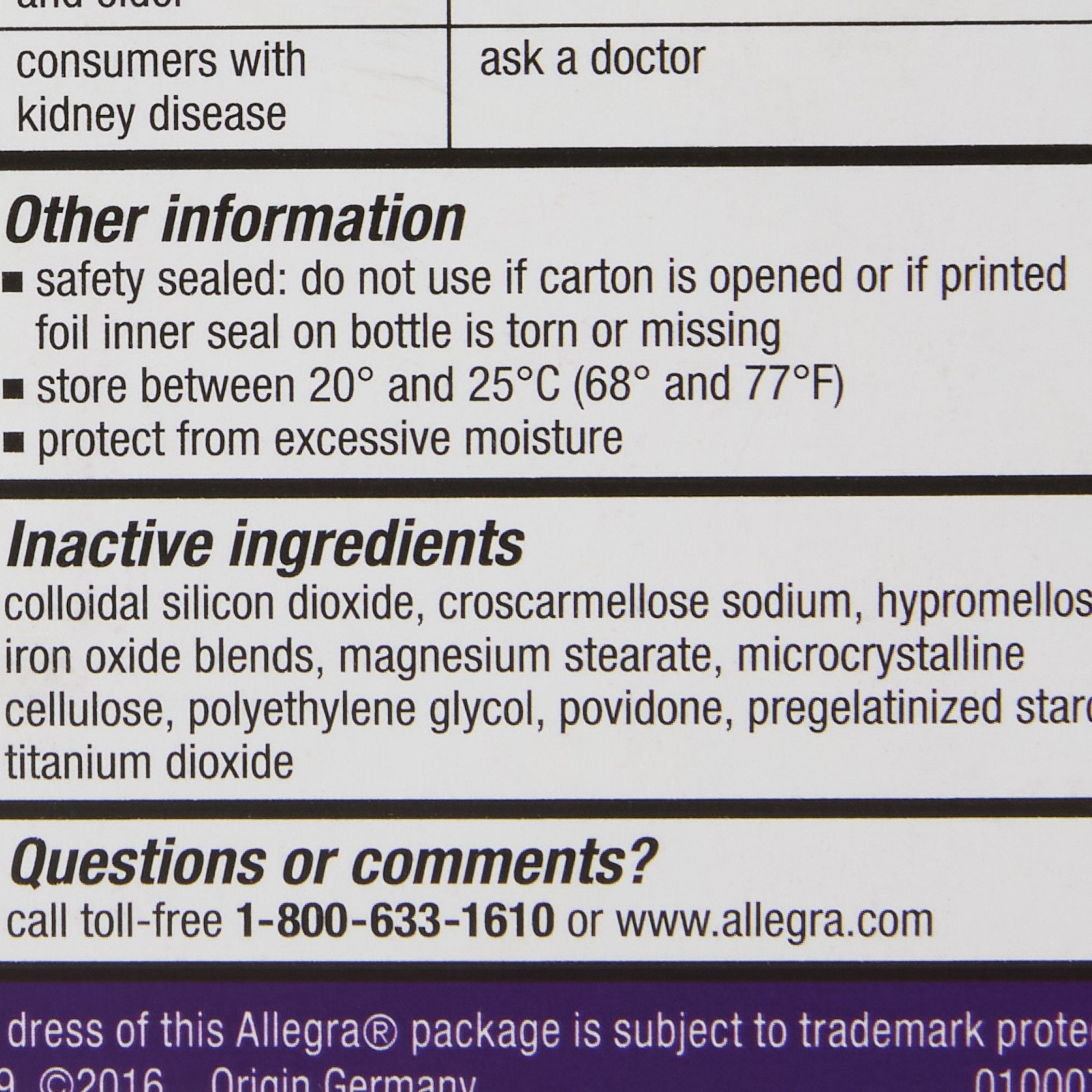 Allegra® Fexofenadine Allergy Relief (1 Unit)