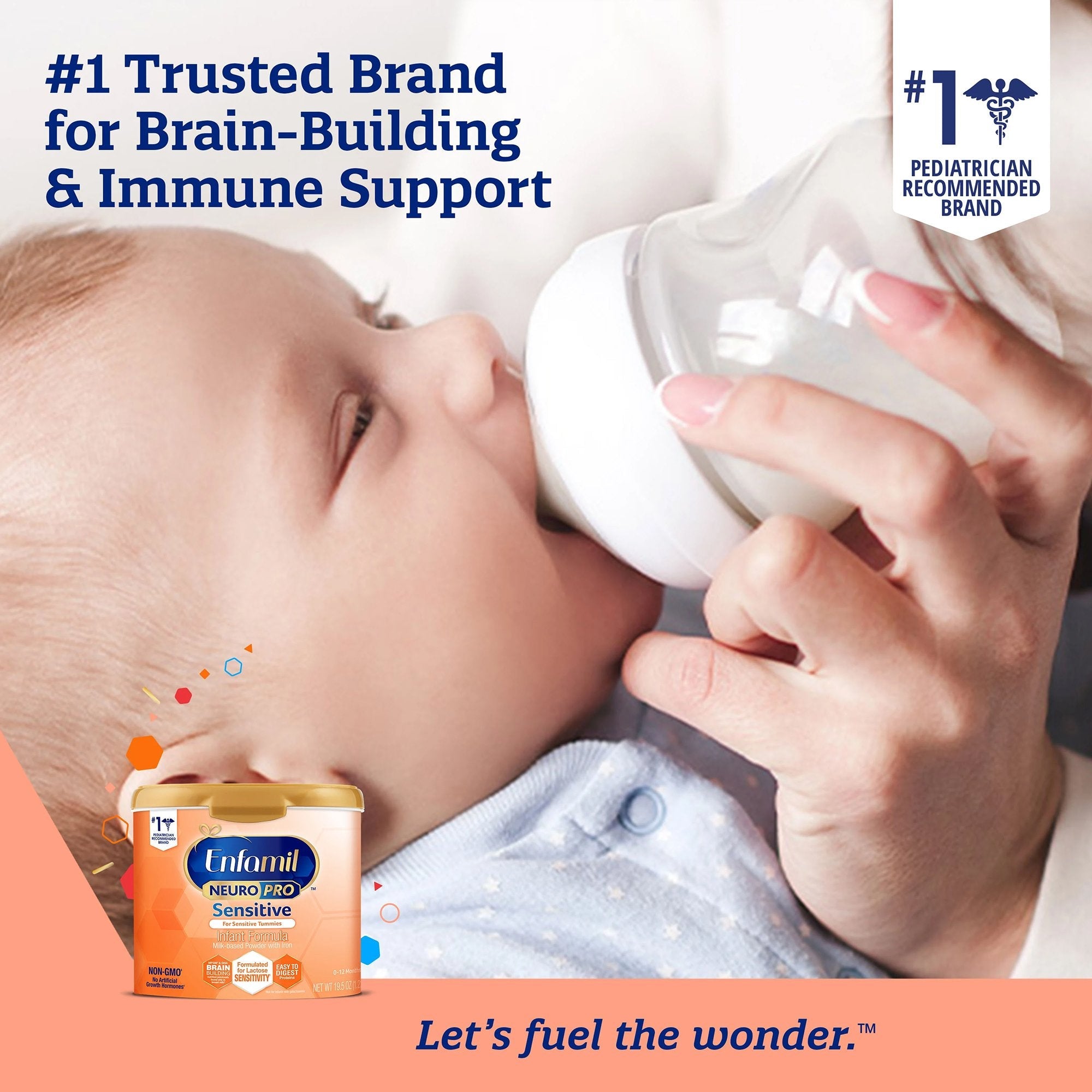 Enfamil NeuroPro™ Sensitive Infant Formula, 19.5 oz. Canister (1 Unit)