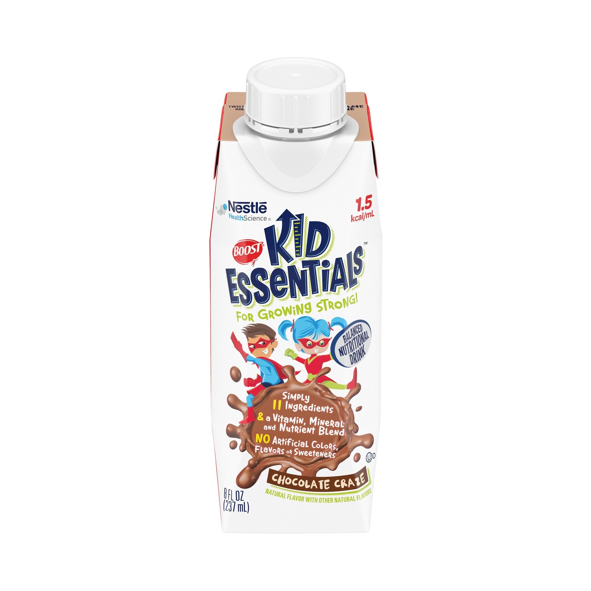 Boost® Kid Essentials™ 1.5 Chocolate Oral Supplement, 8 oz. Carton (24 Units)