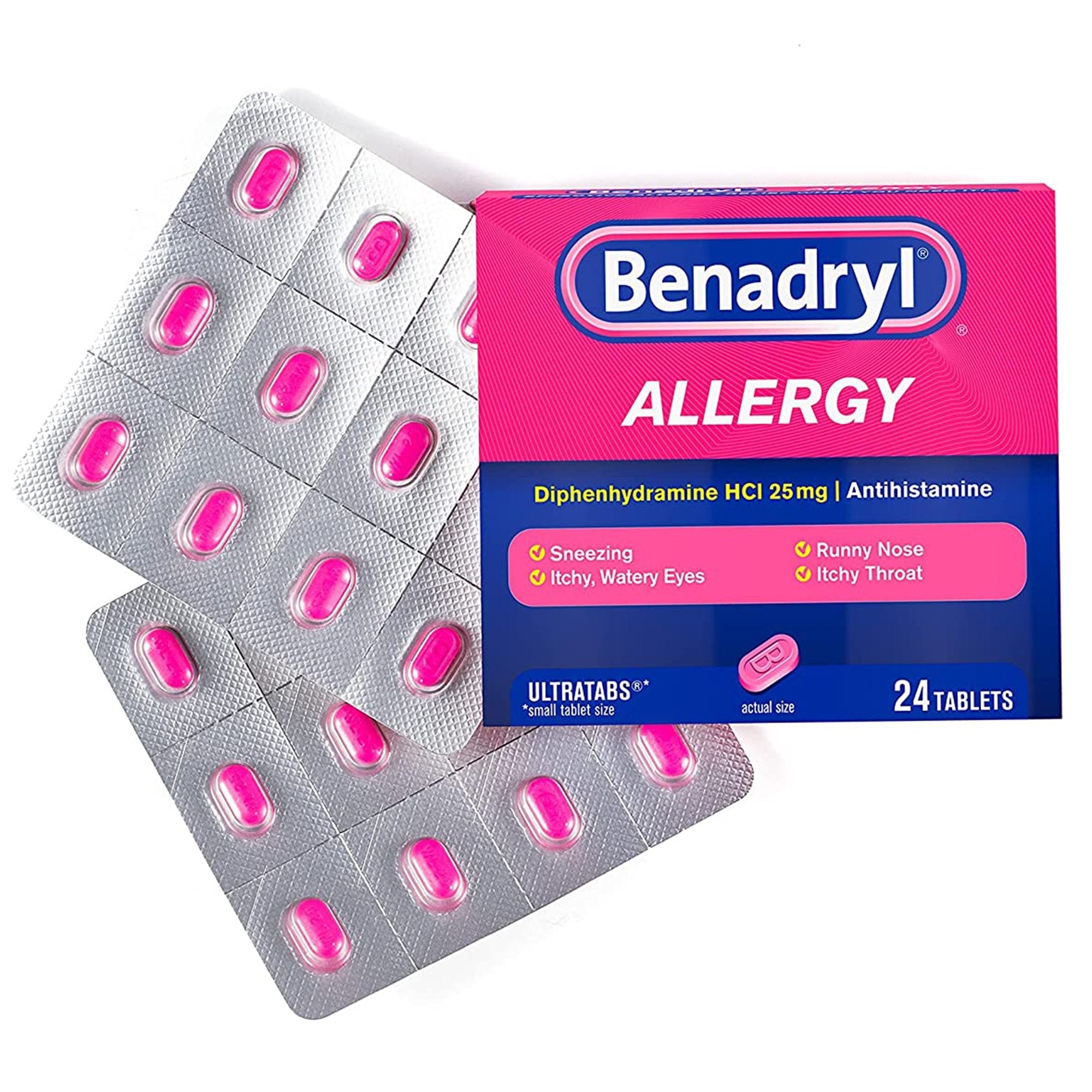 Benadryl® Allergy Ultratabs (24 Units)