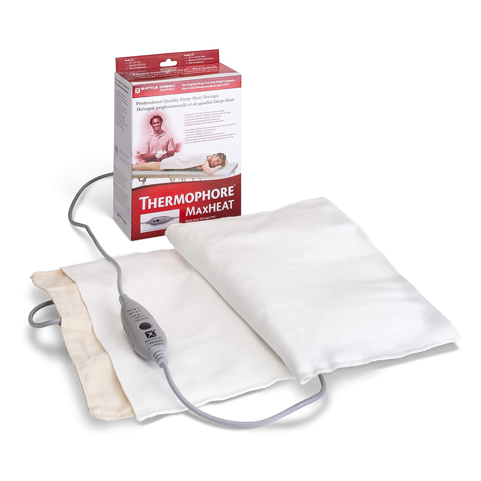 Thermophore® MaxHEAT™ Moist Heating Pad for Backs, Hips, Legs and Shoulders (1 Unit)