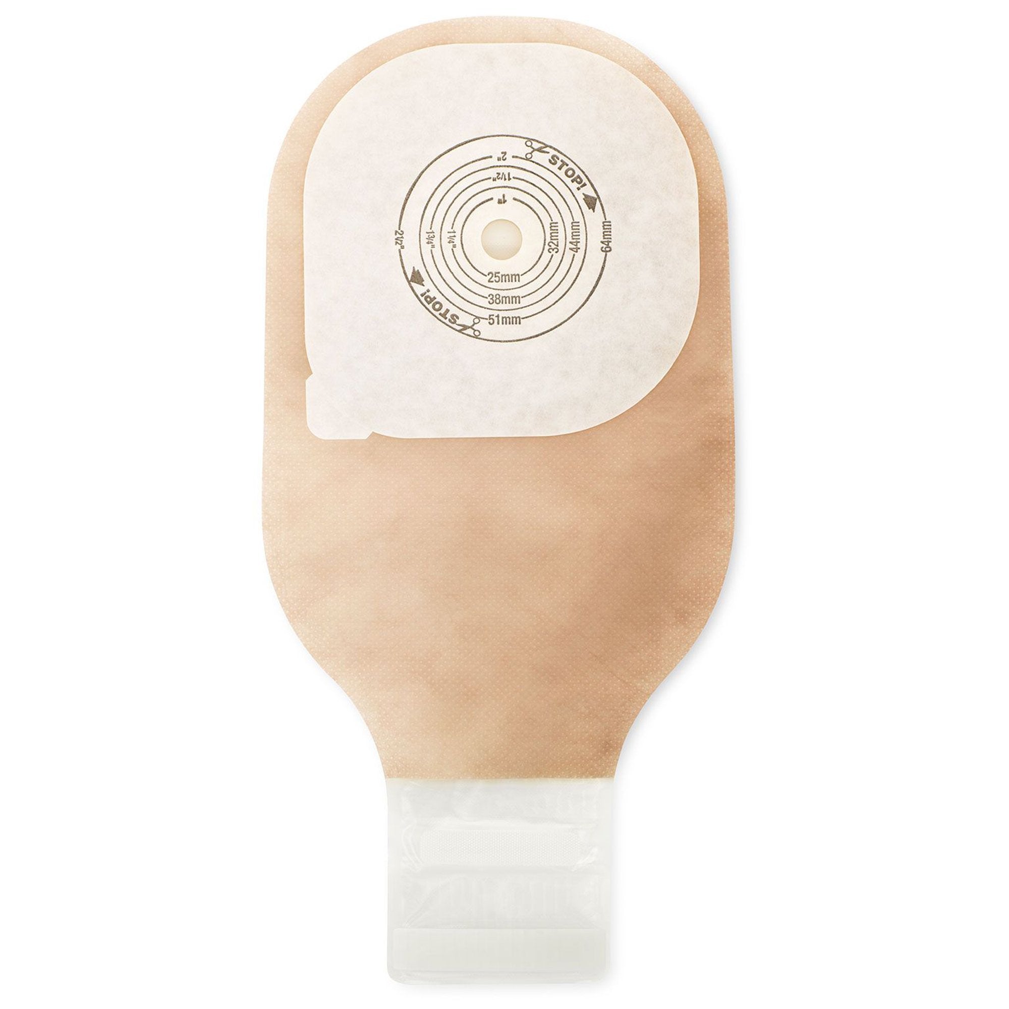 Premier™ One-Piece Drainable Ultra-Clear Ostomy Pouch, 12 Inch Length, 2½ Inch Stoma (10 Units)