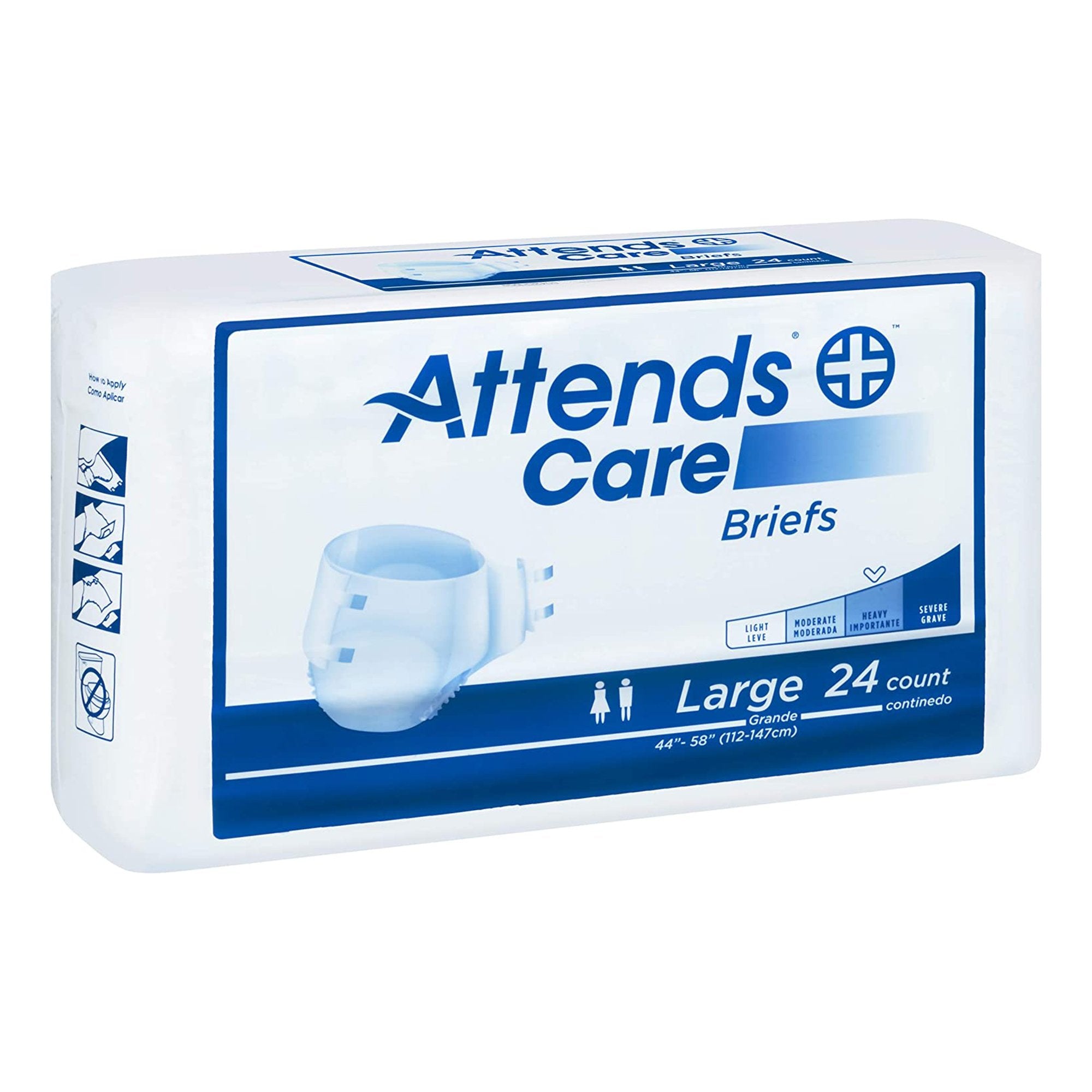 Attends® Care Heavy Incontinence Brief, Large (24 Units)