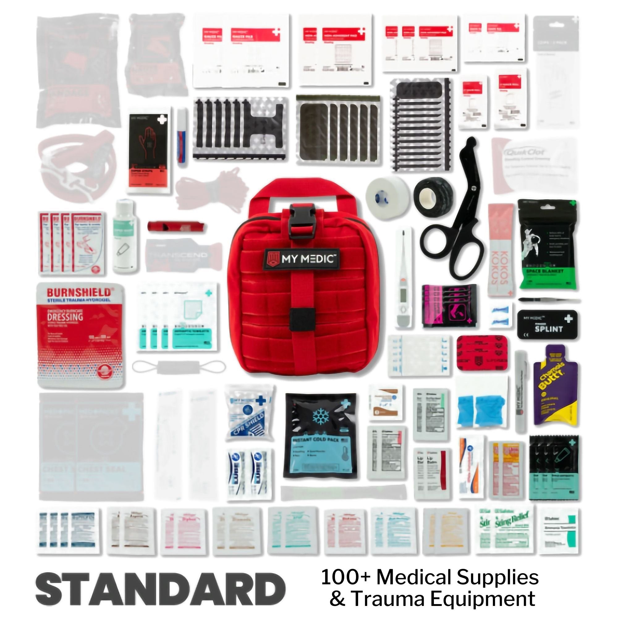 My Medic MYFAK First Aid Kit, Medical Supplies for Survival, Red (1 Unit)