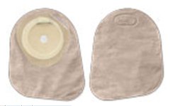 Premier™ One-Piece Closed End Beige Colostomy Pouch, 7 Inch Length, 1-3/16 Inch Stoma (30 Units)