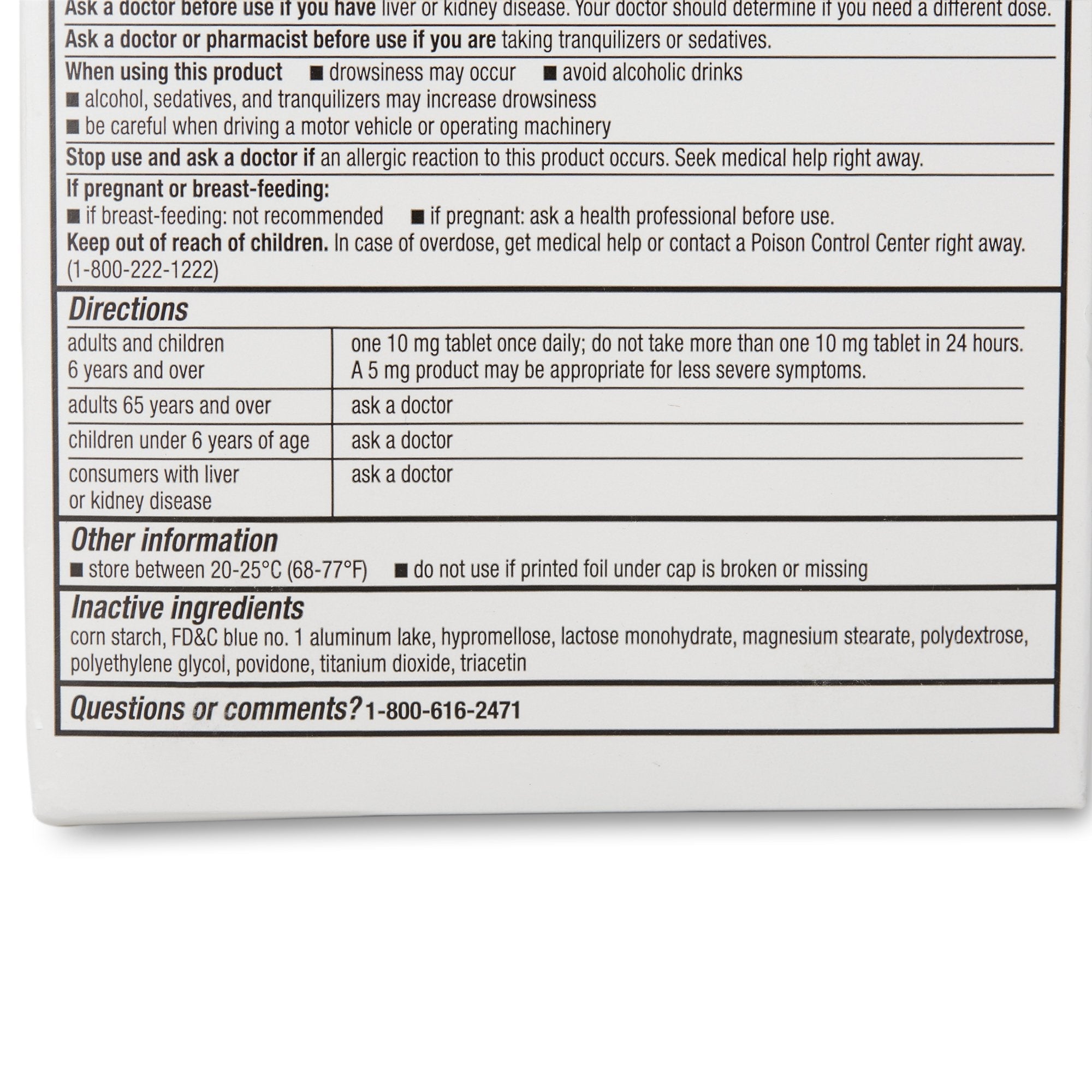 Major® Cetirizine Antihistamine (1 Unit)