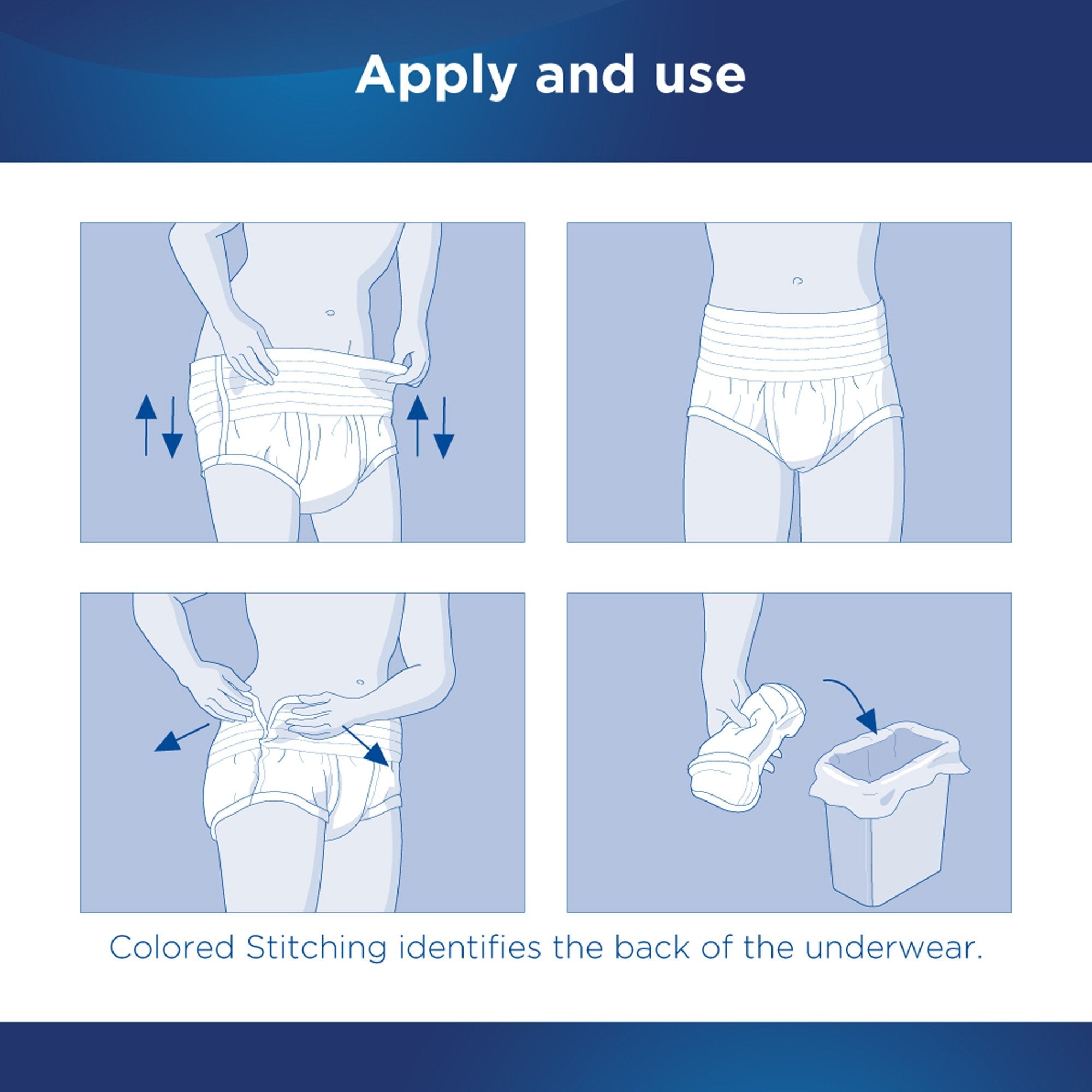 Attends® Discreet Women's Underwear, Level 5, Medium (20 Units)