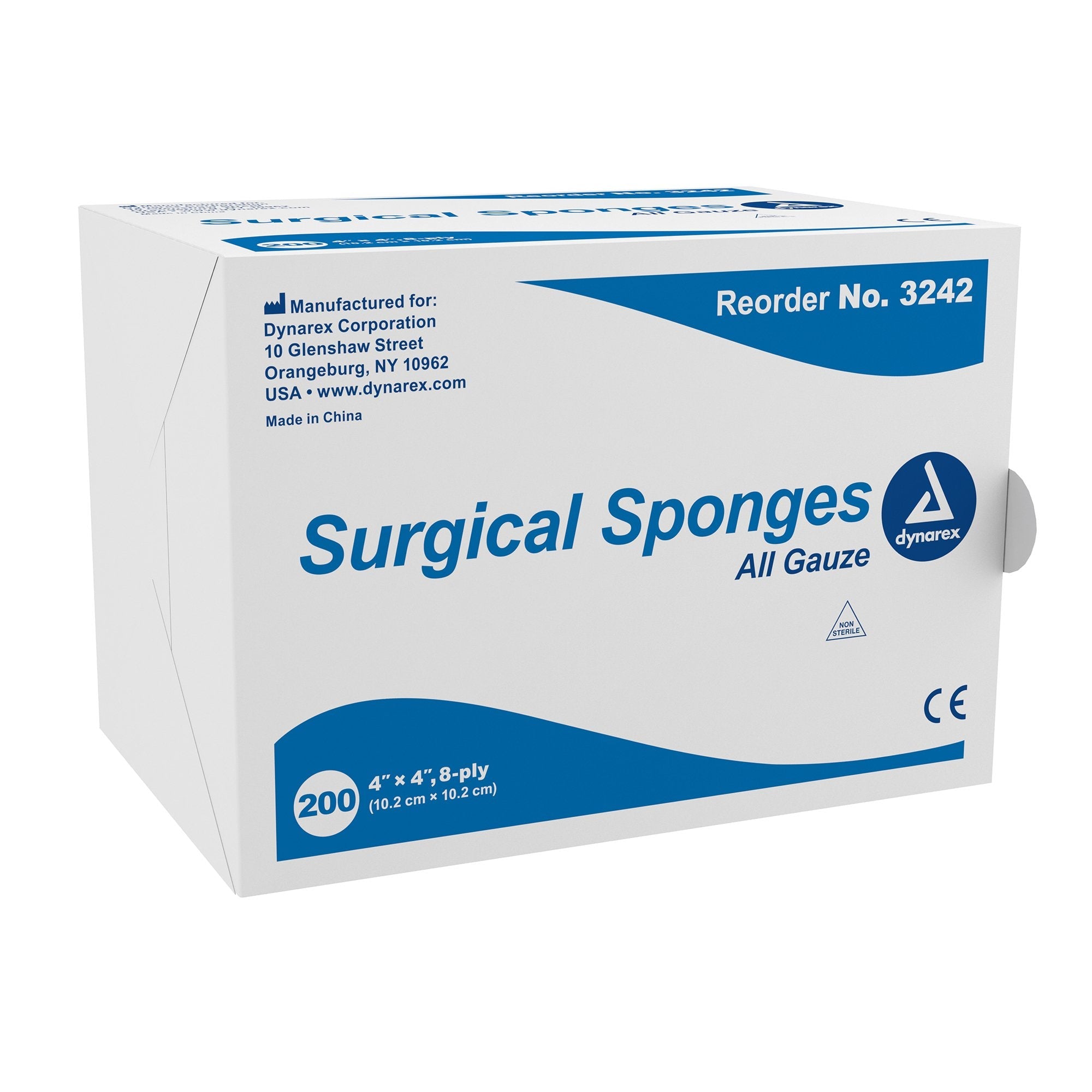 Dynarex® Gauze Sponge, 4 x 4 Inch (20 Units)