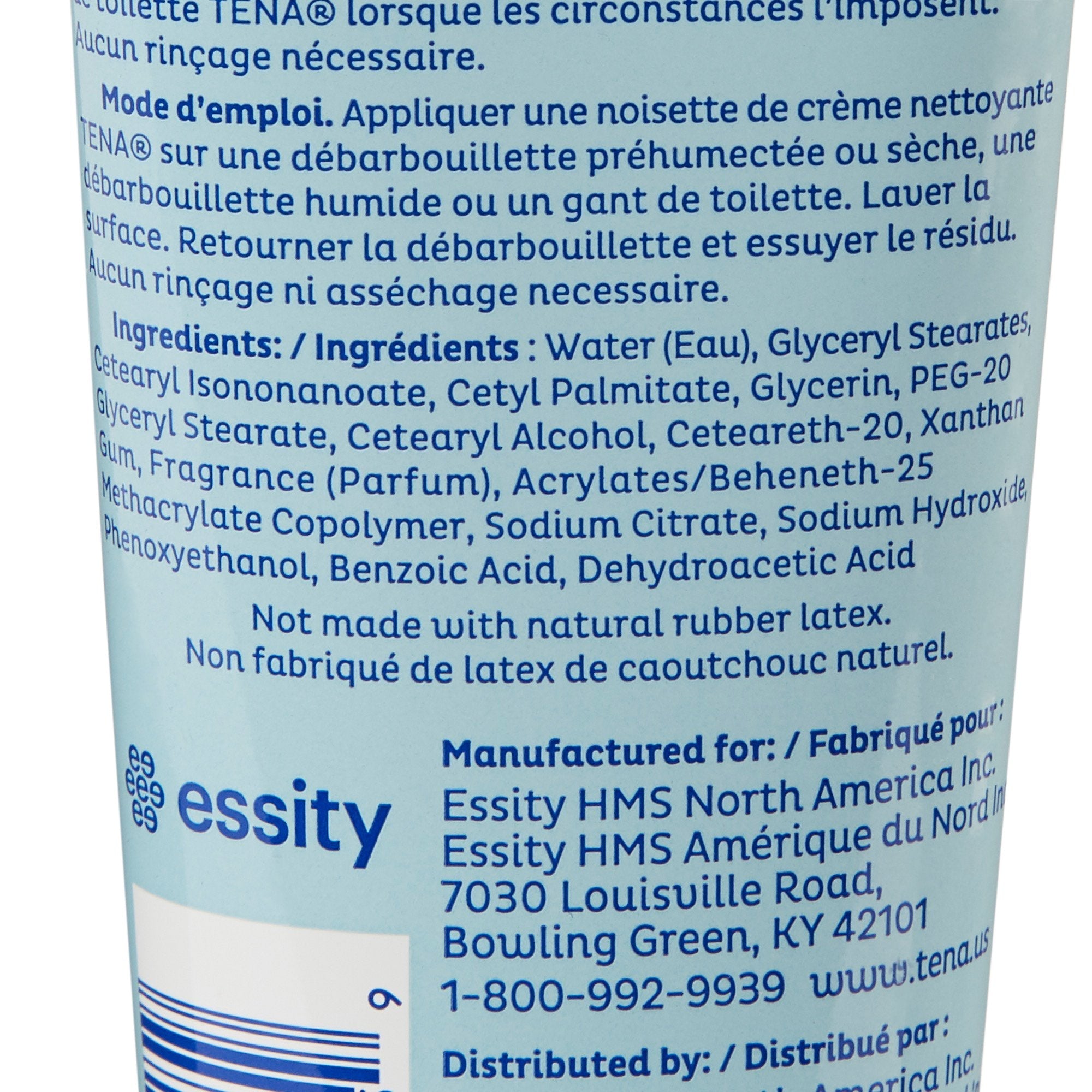 Tena ProSkin 3-in-1 Body Wash Cream, Mild Scent, 8.5 oz (10-Pack)