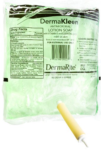 DermaKleen® Antimicrobial Soap 1000 mL Dispenser Refill Bag (1 Unit)