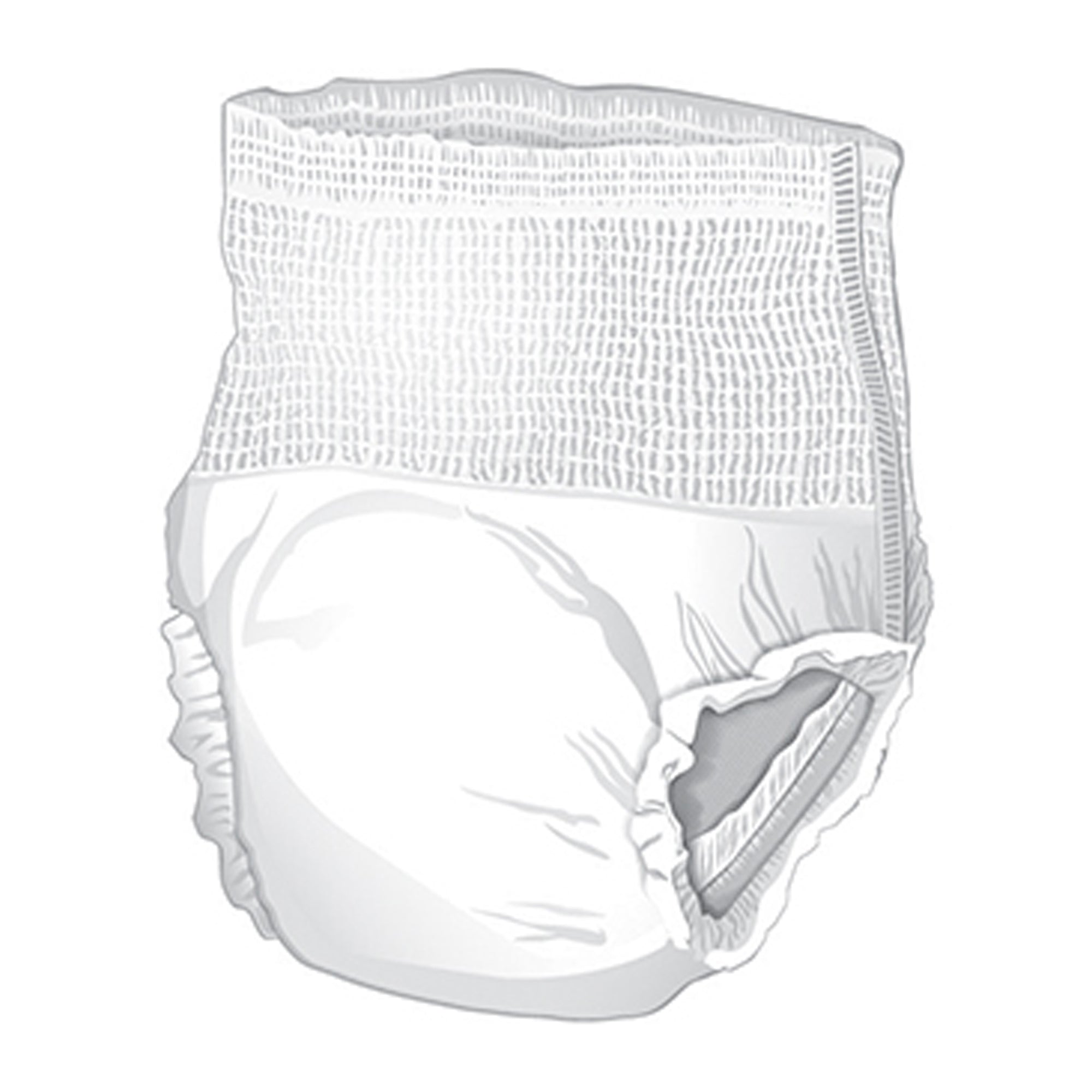 McKesson Ultra 2XL Heavy Absorbent Underwear, Discreet Comfort