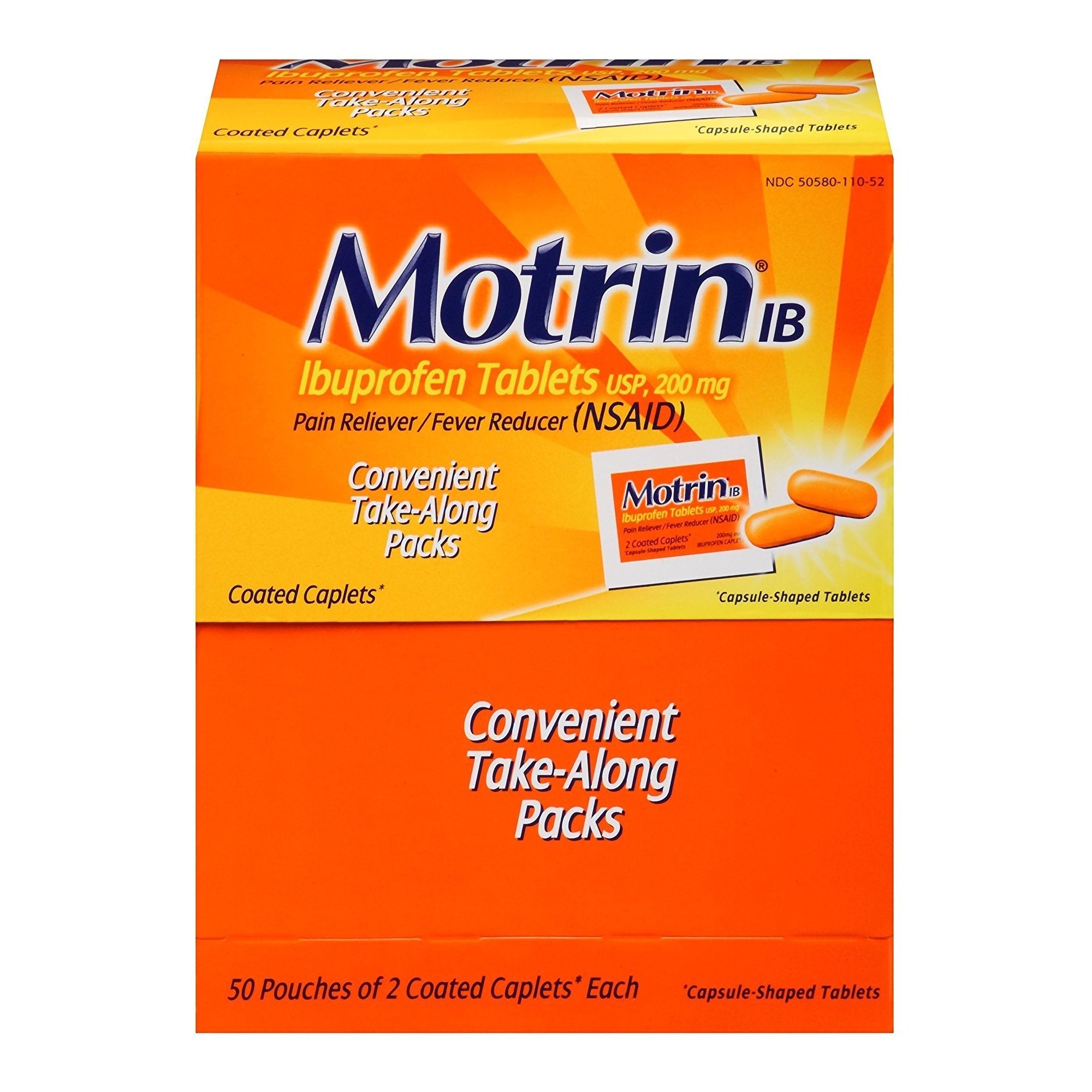 Motrin® IB Ibuprofen Pain Relief (50 Units)