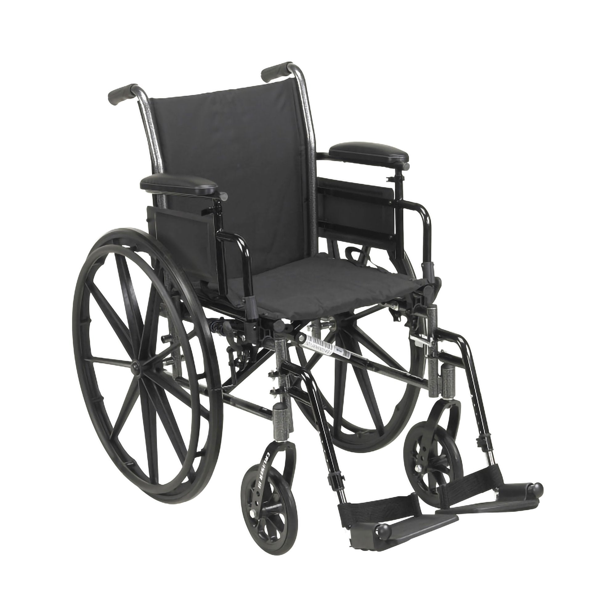 McKesson Manual Lightweight Wheelchair, 18 Inch Seat Width (1 Unit)