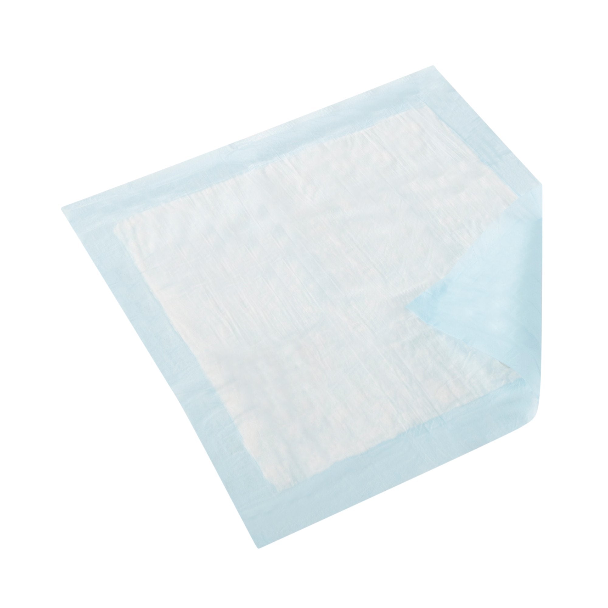 TENA Regular Underpads, Light Absorbency, Blue, Disposable, Latex-Free, 23 X 24 Inch (200 Units)