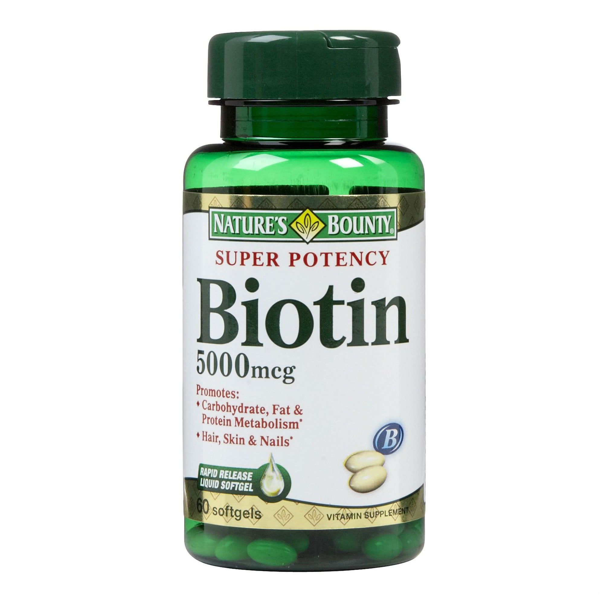 Nature's Bounty® Vitamin B-7 Biotin Supplement (1 Unit)