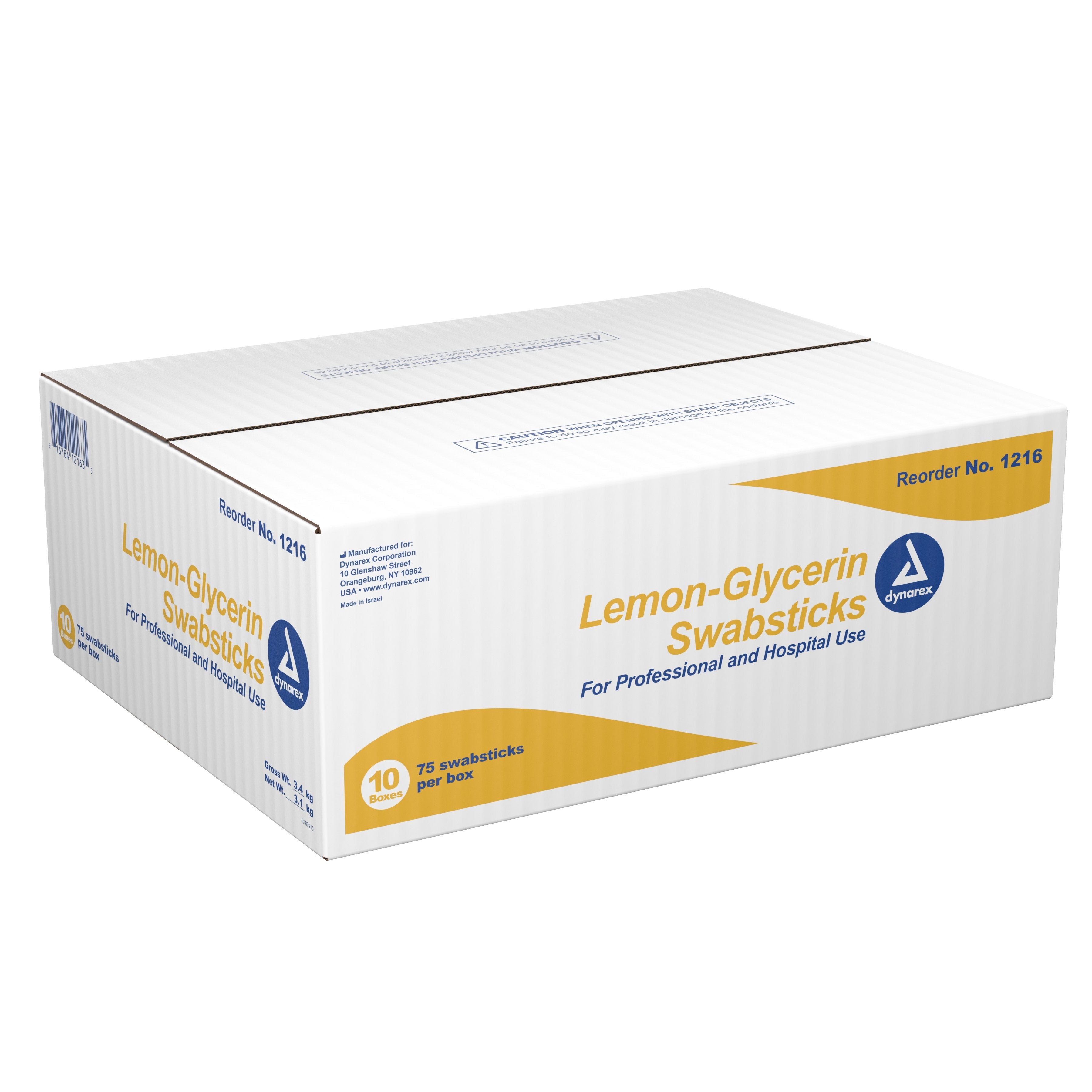 dynarex® Lemon-Glycerin Oral Swabsticks (1 Unit)