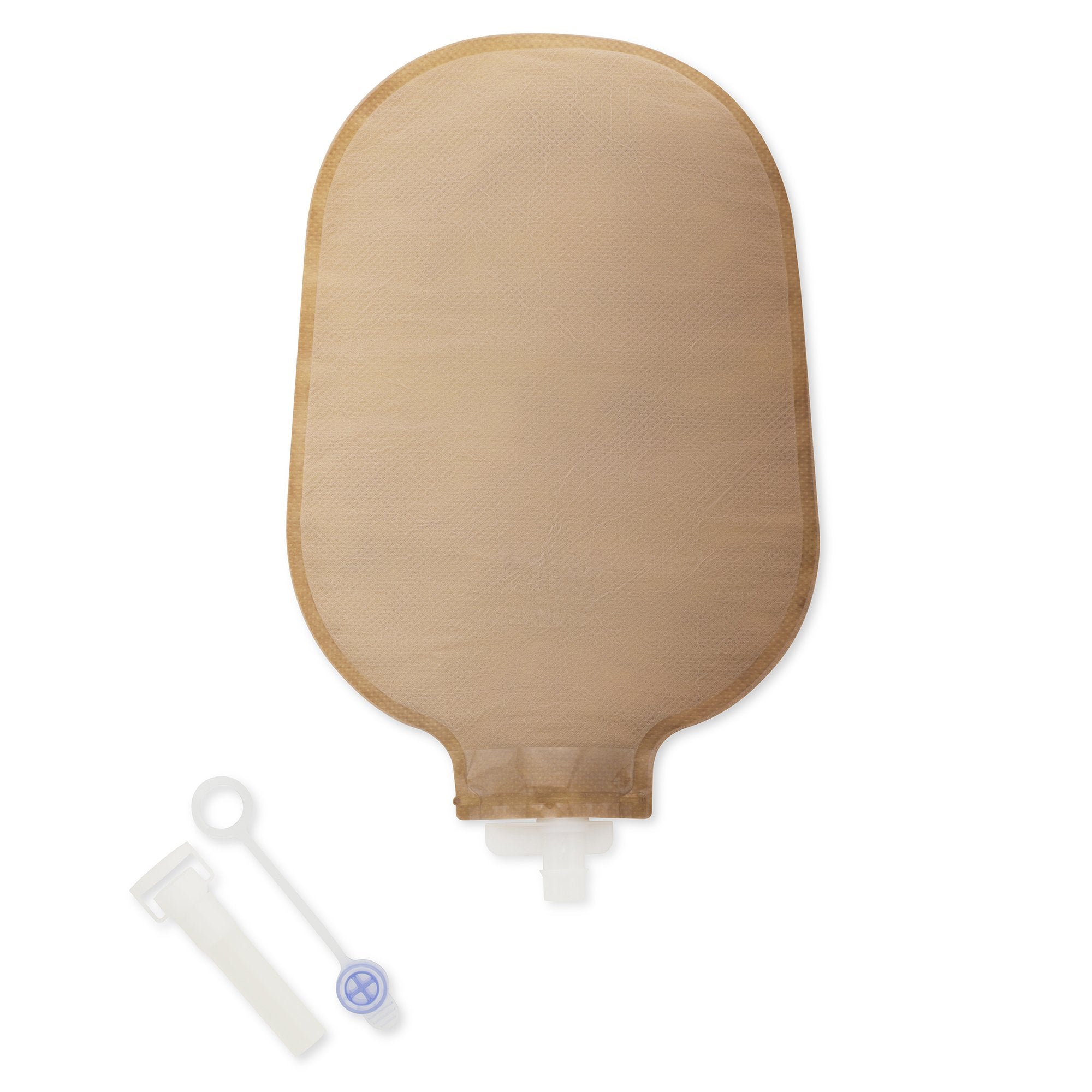 CeraPlus One-Piece Drainable Beige Urostomy Pouch, 9 Inch Length, 3/4 Inch Stoma (5 Units)