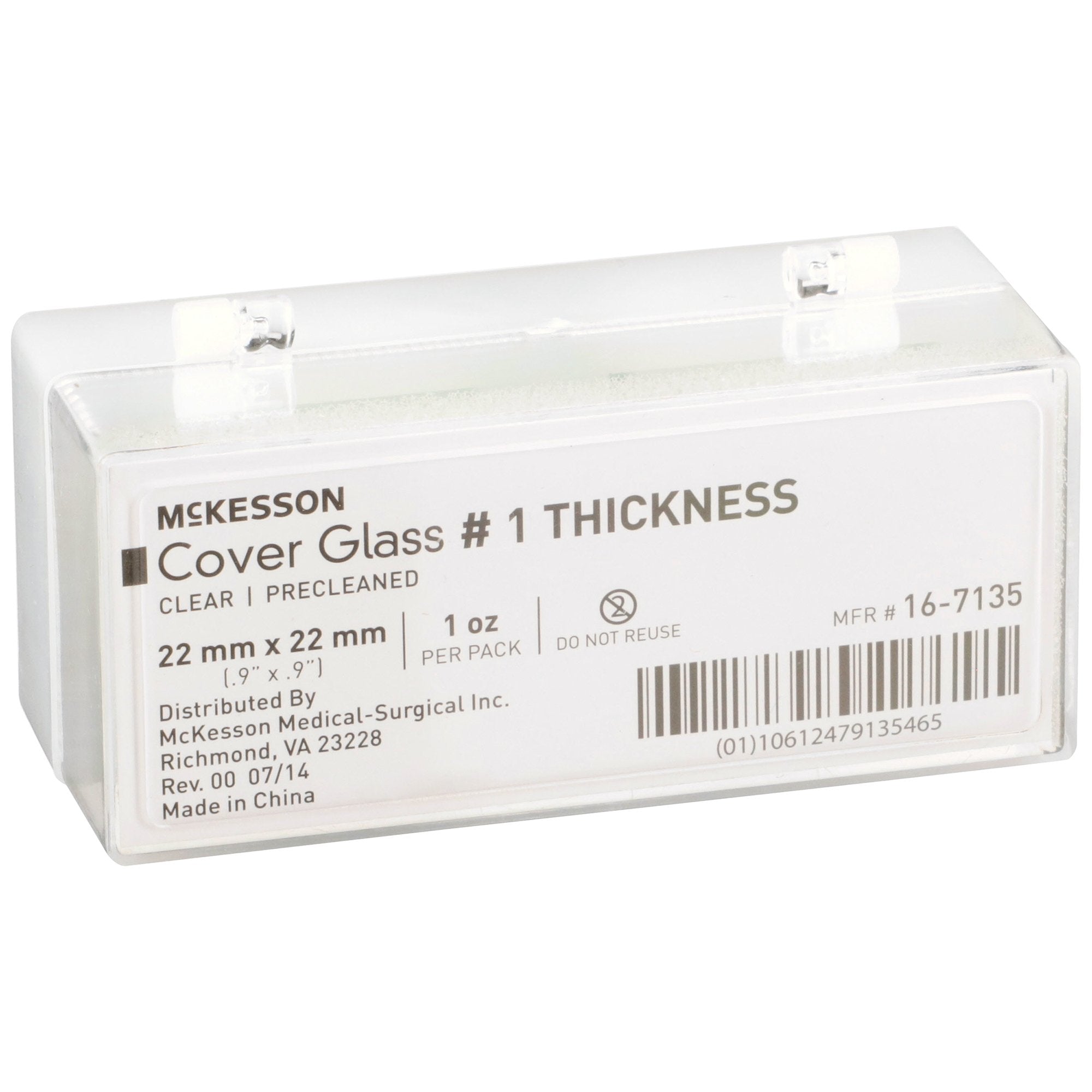 McKesson Cover Glass, 22 x 22 mm (1 Unit)