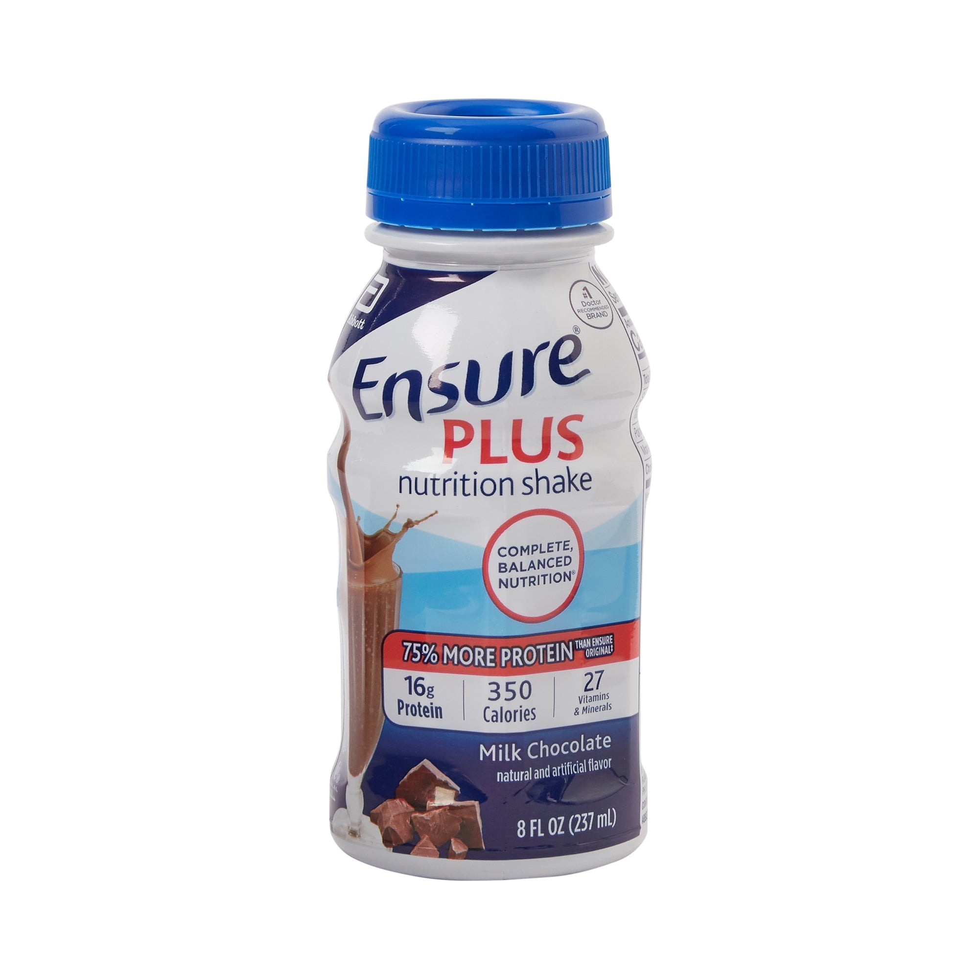 Ensure® Plus Chocolate Nutrition Shake - Complete Balanced Supplement 8oz