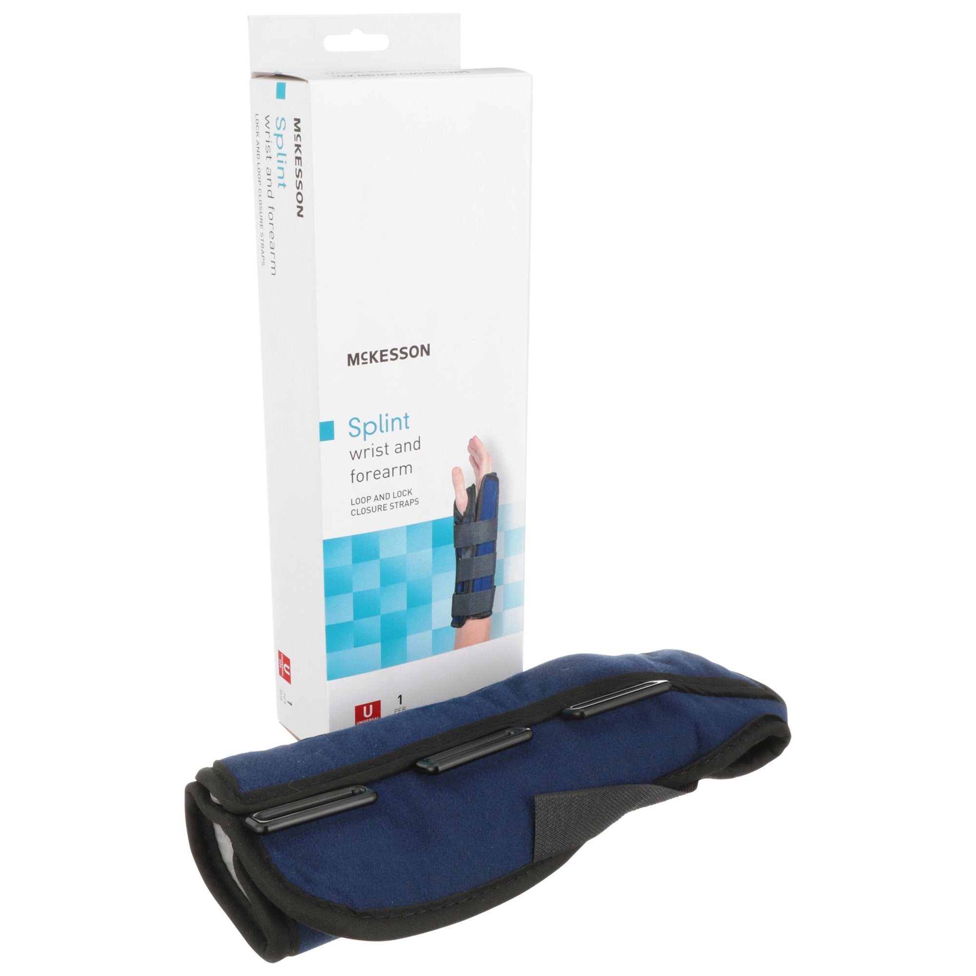 McKesson Right Wrist / Forearm Splint, One Size Fits Most (1 Unit)