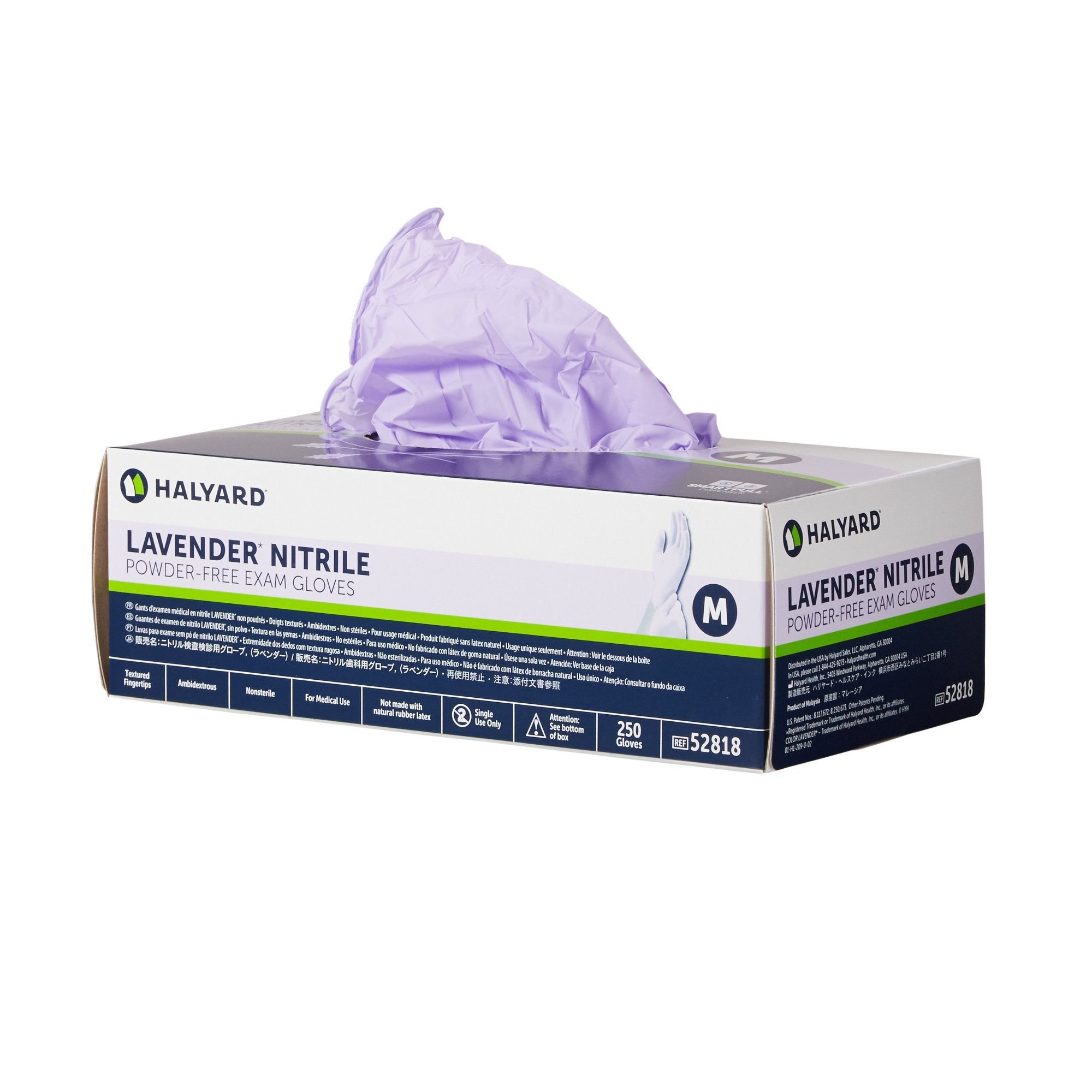 Halyard™ Lavender™ Nitrile Exam Glove, Medium (2500 Units)