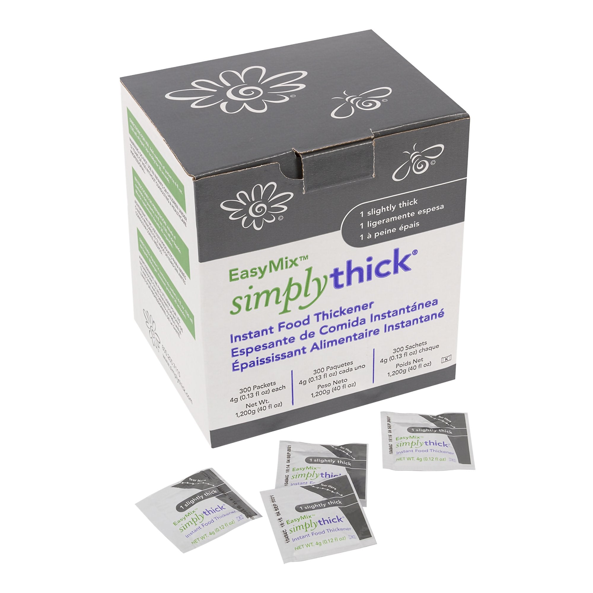 SimplyThick® Food Thickener, 4-gram Packet (300 Units)