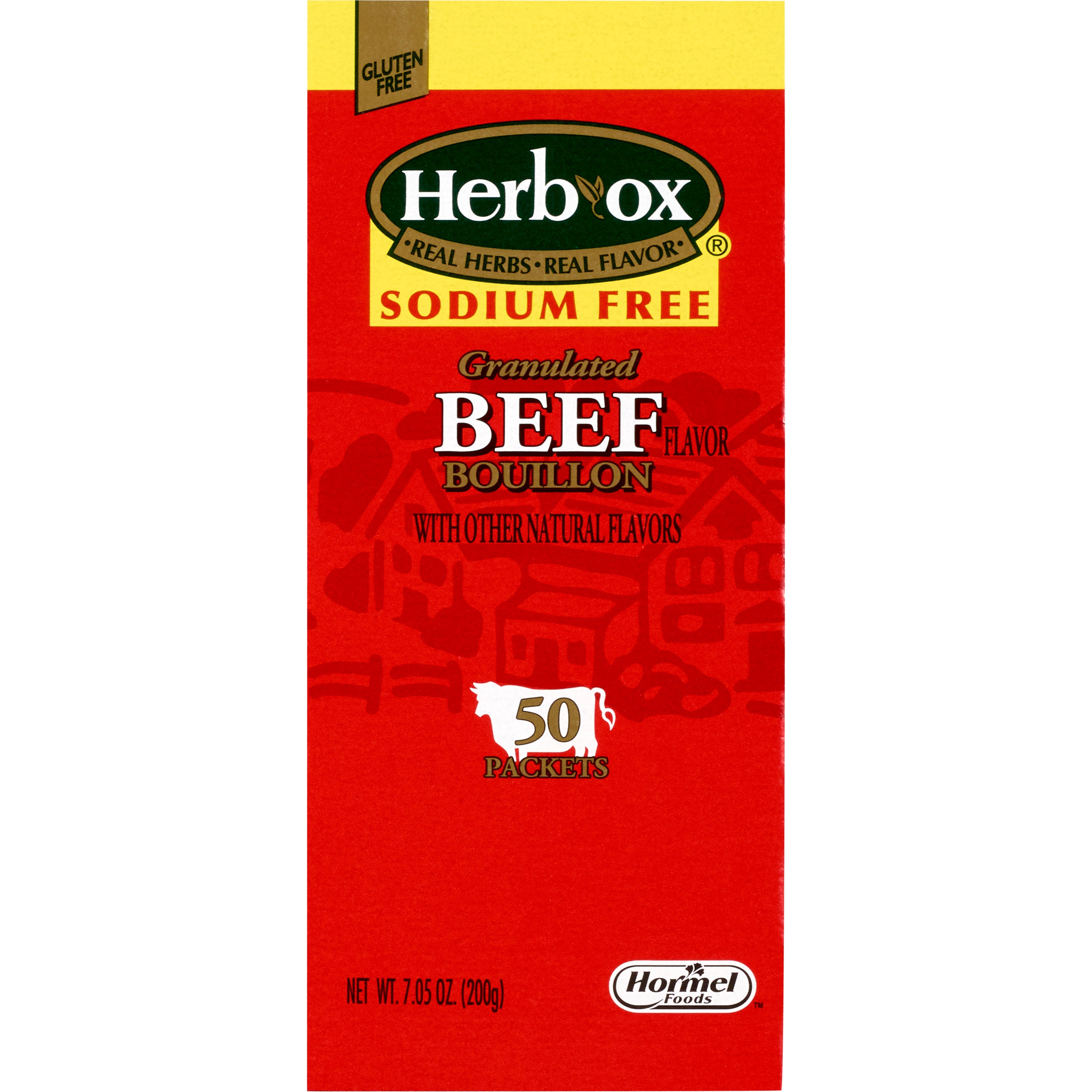 Herb-Ox® Beef Bouillon Sodium Free Instant Broth (300 Units)