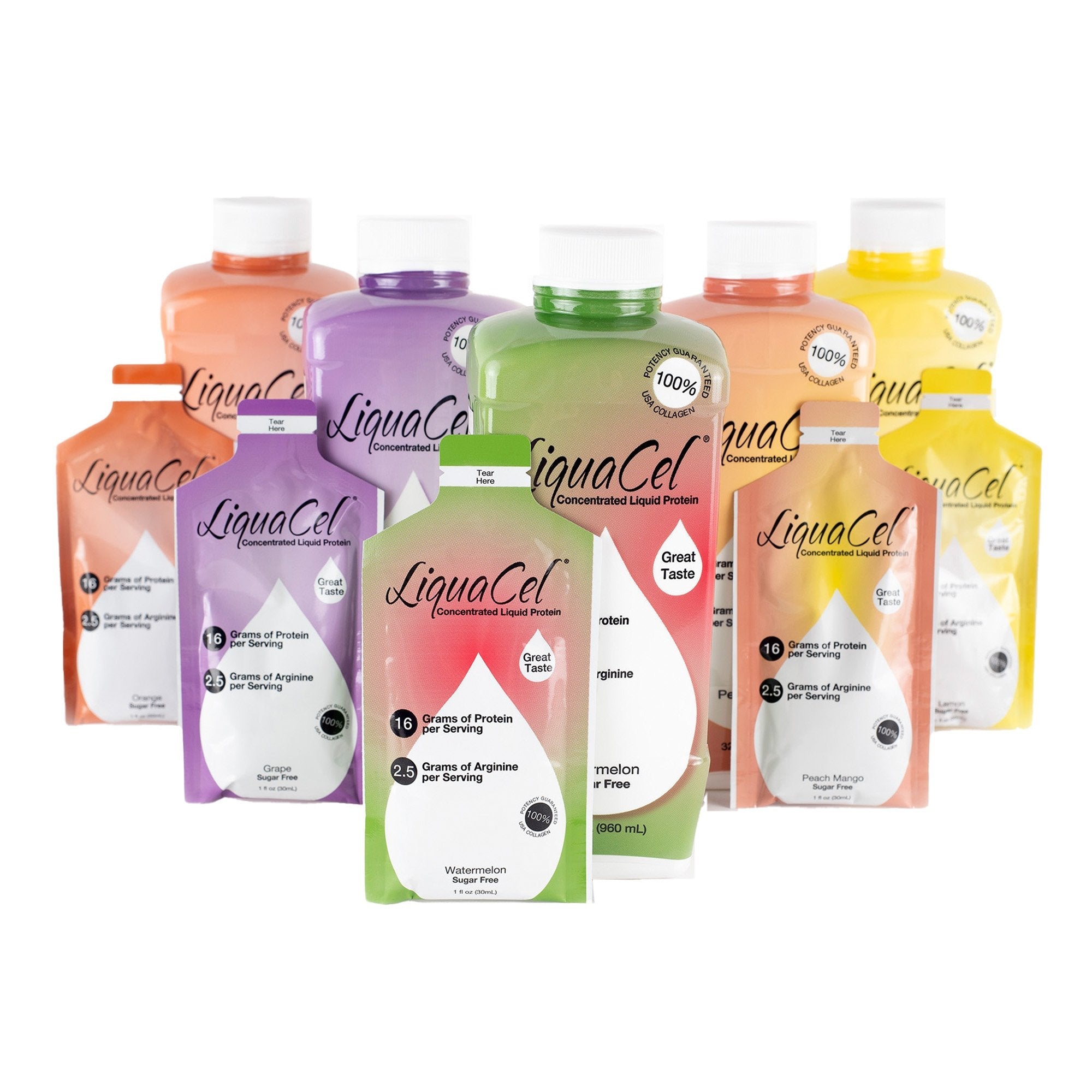 LiquaCel™ Peach Mango Concentrated Liquid Protein (1 Unit)