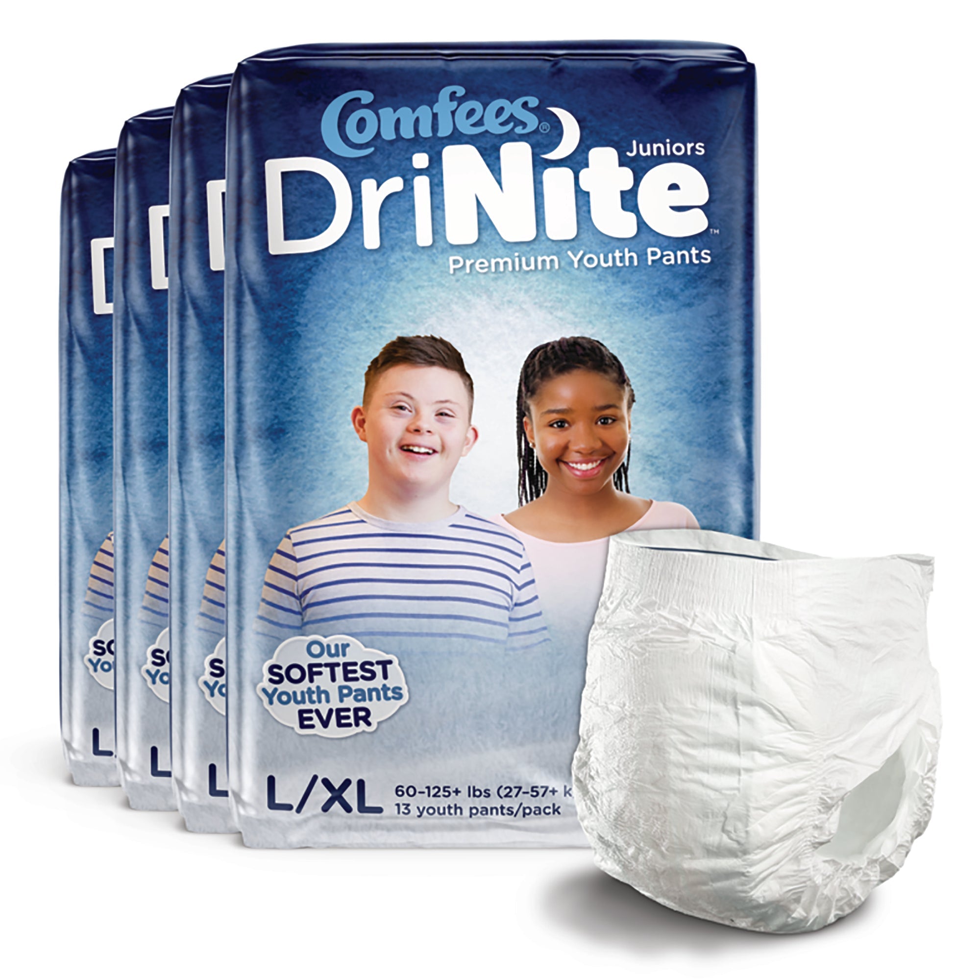 Comfees® DriNite® Juniors Absorbent Underwear, Large / Extra Large (13 Units)