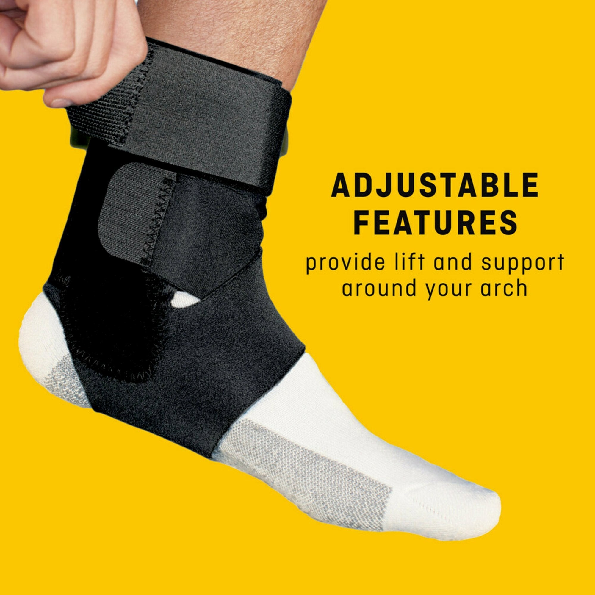 3M Futuro Ankle Performance Stabilizer, Adjustable, Adult, Black (1 Unit)