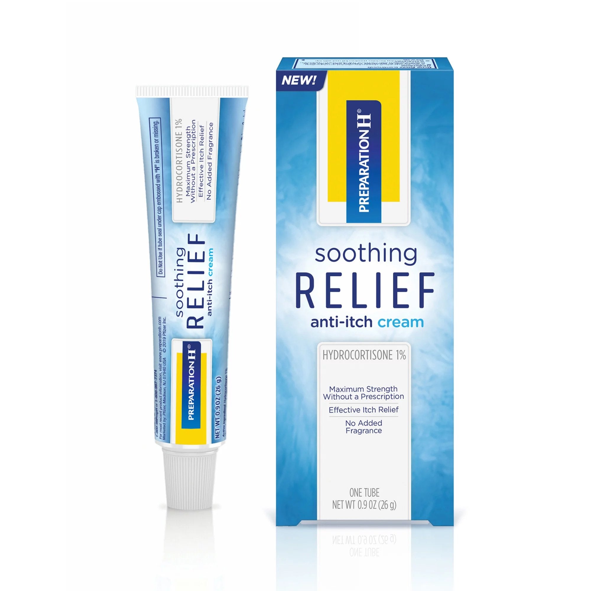 Preparation H Soothing Relief Anti-Itch Cream, 0.9-ounce tube (1 Unit)