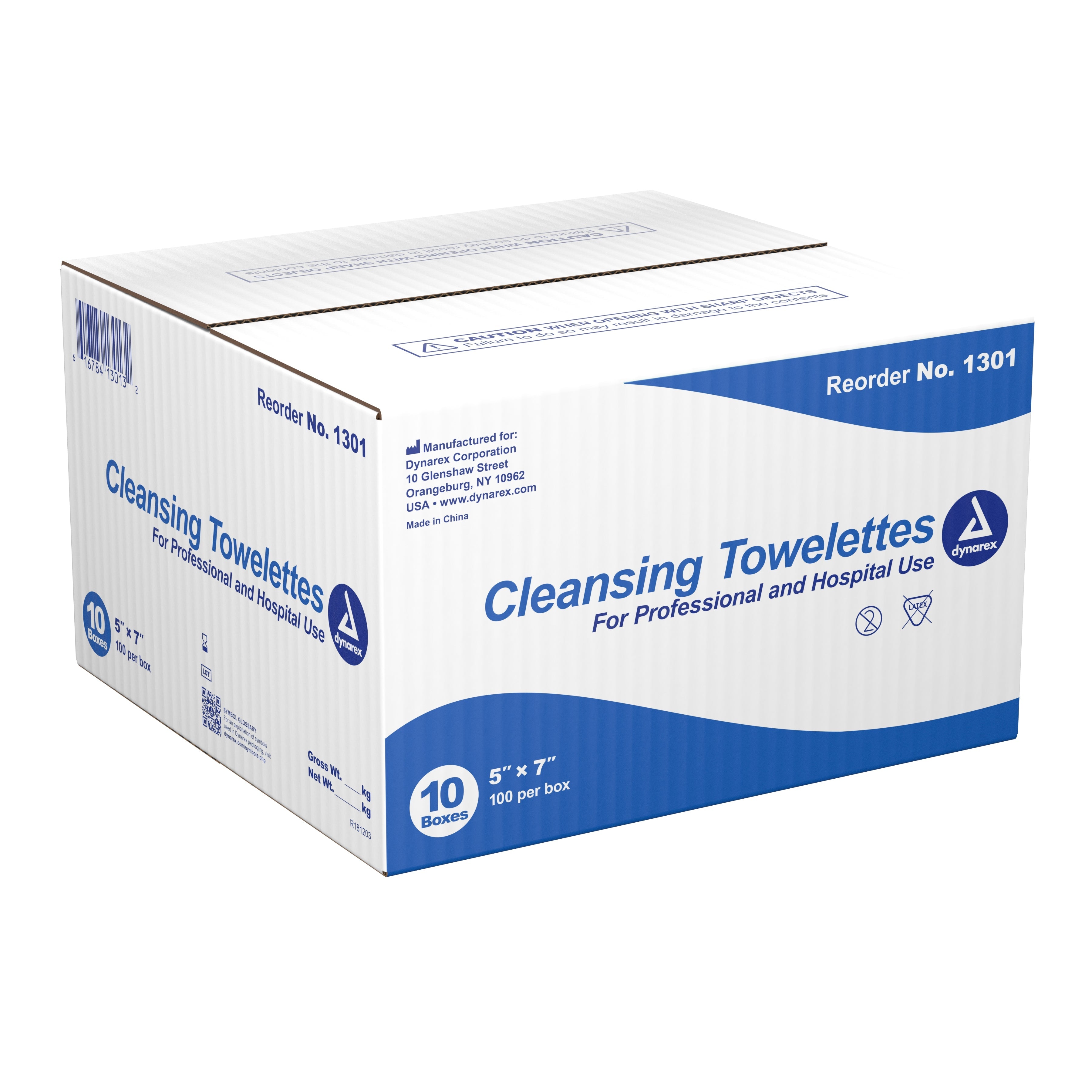 dynarex® Scented Cleansing Towelettes, Individual Packets (100 Units)