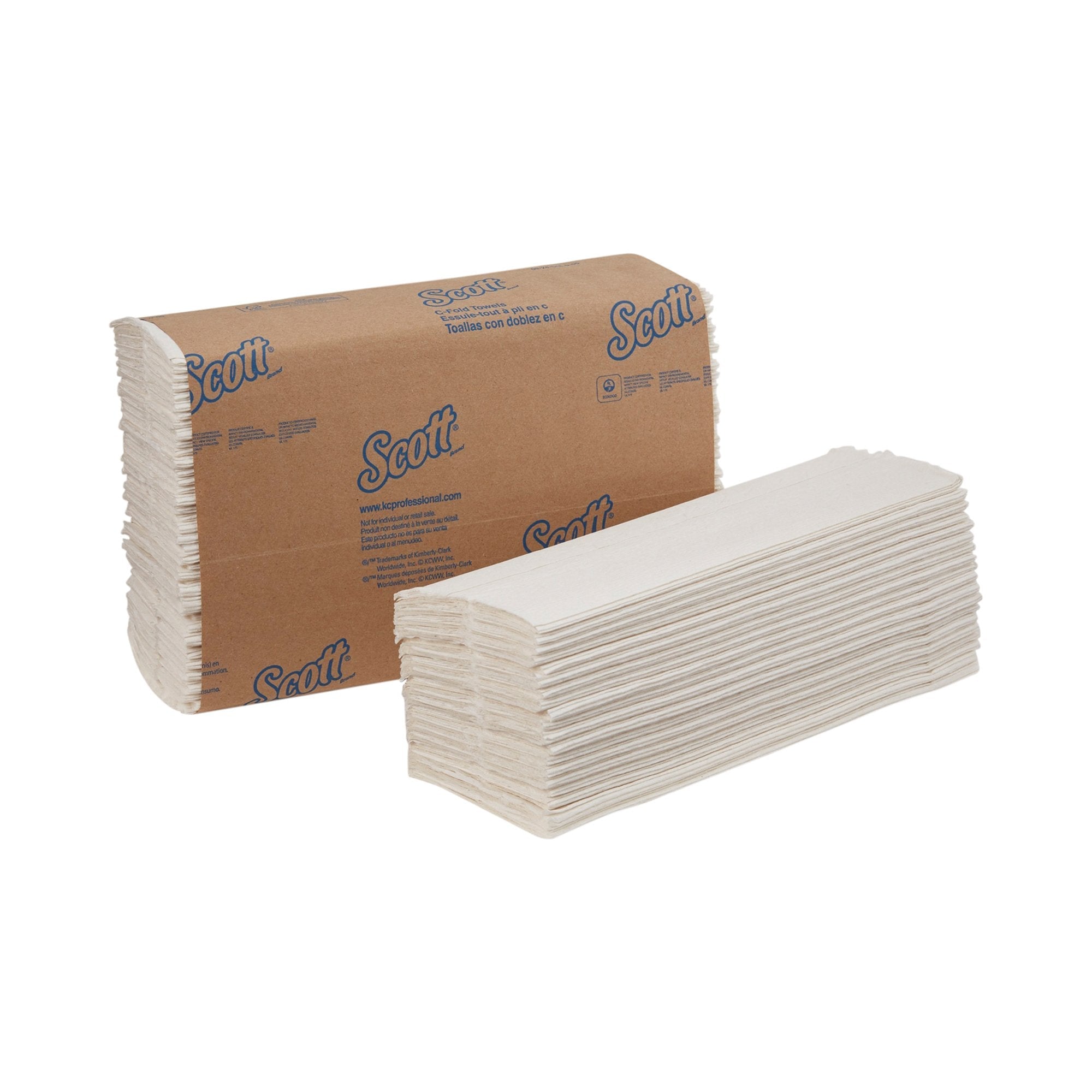 Scott® Essential C-Fold Paper Towels, Bulk Pack, 2400 Units, Eco-Friendly