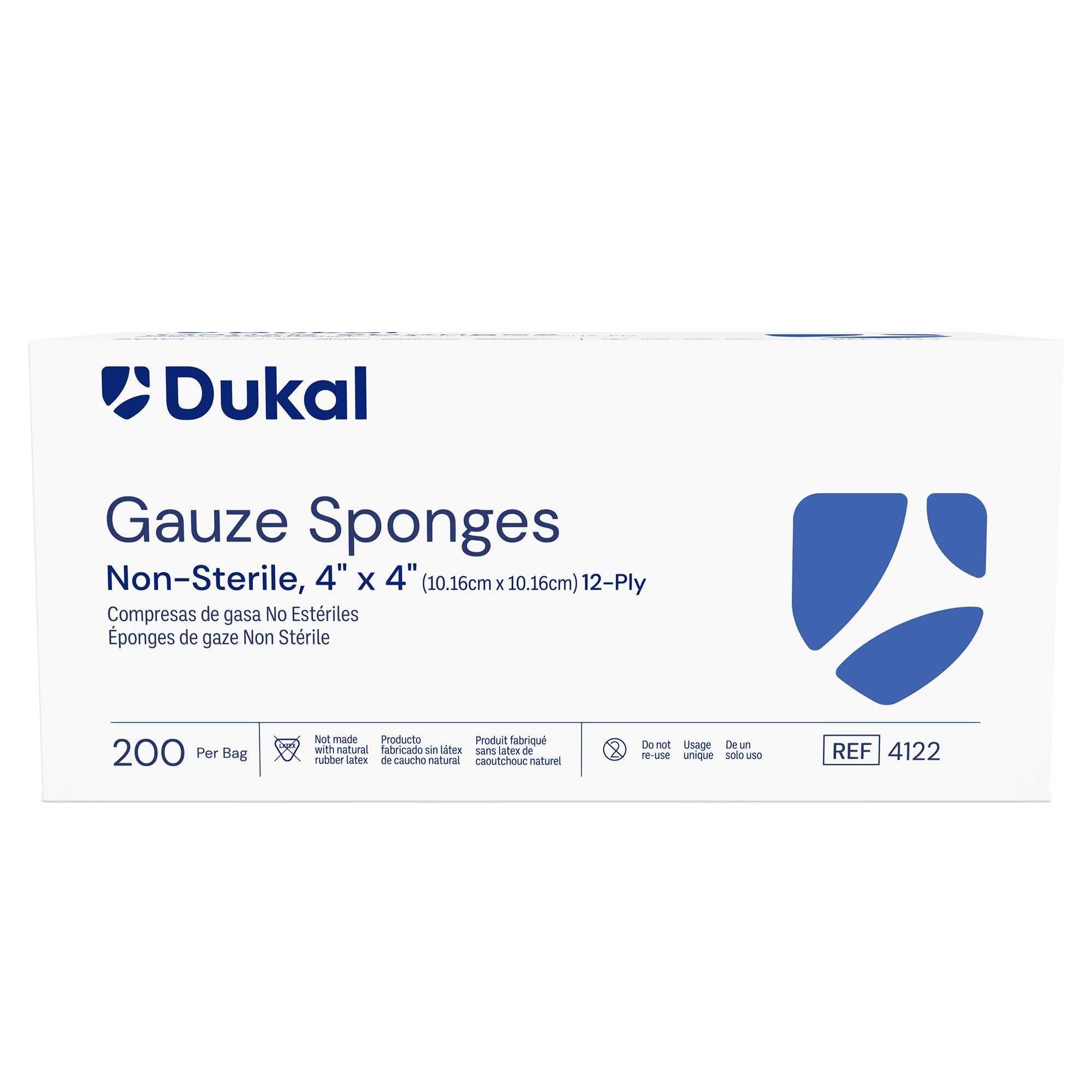 Dukal™ Gauze Sponge, 4 x 4 Inch (100 Units)