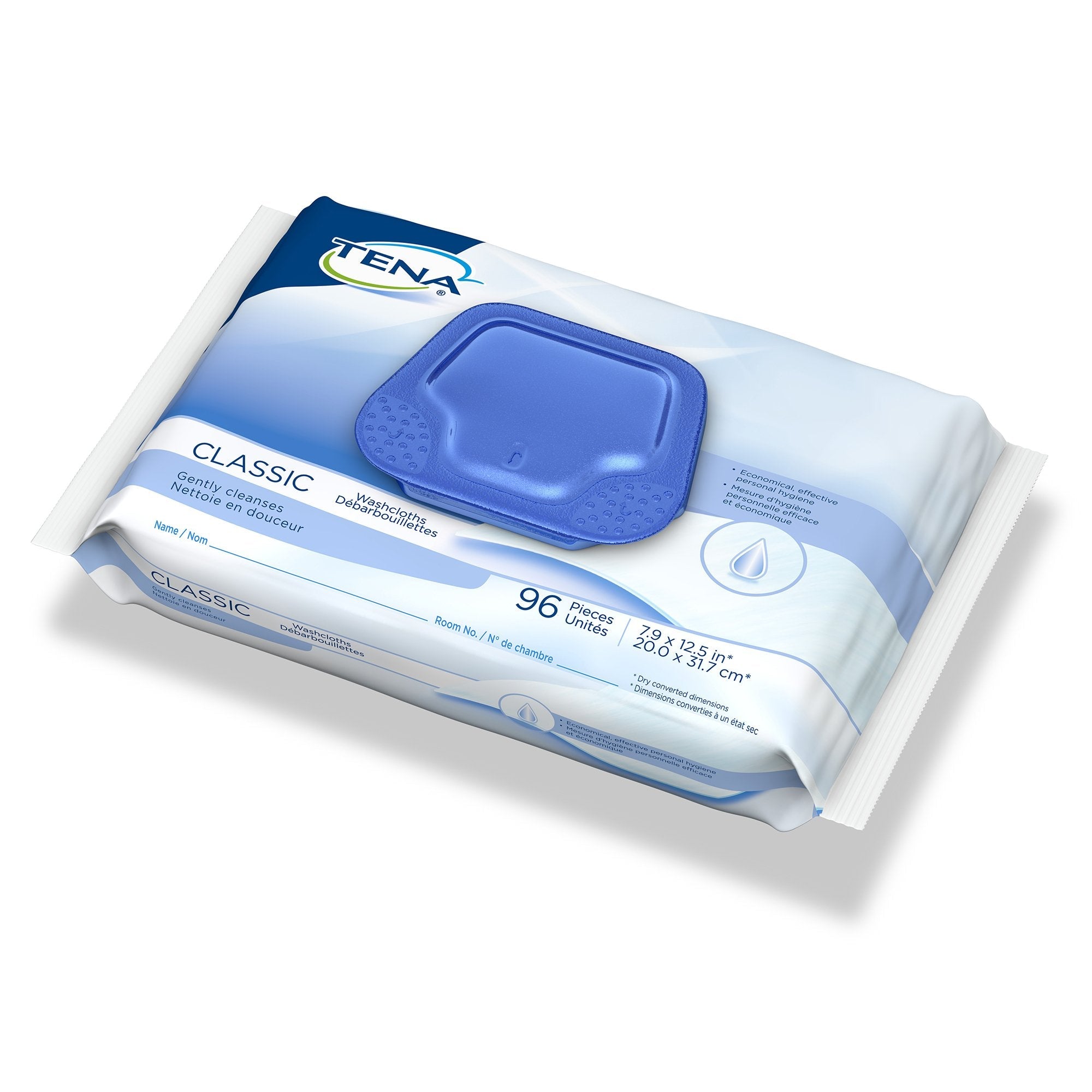 Tena ProSkin Classic Scented Washcloths - Soft Pack, 96 Ct Personal Cleansing Wipes