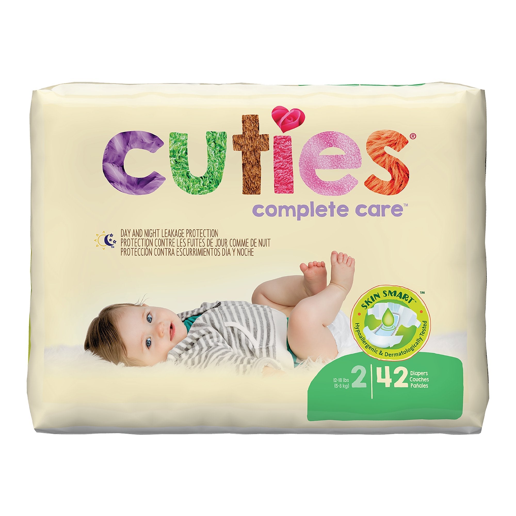 Cuties® Premium Diaper, Size 2 (4 Units)