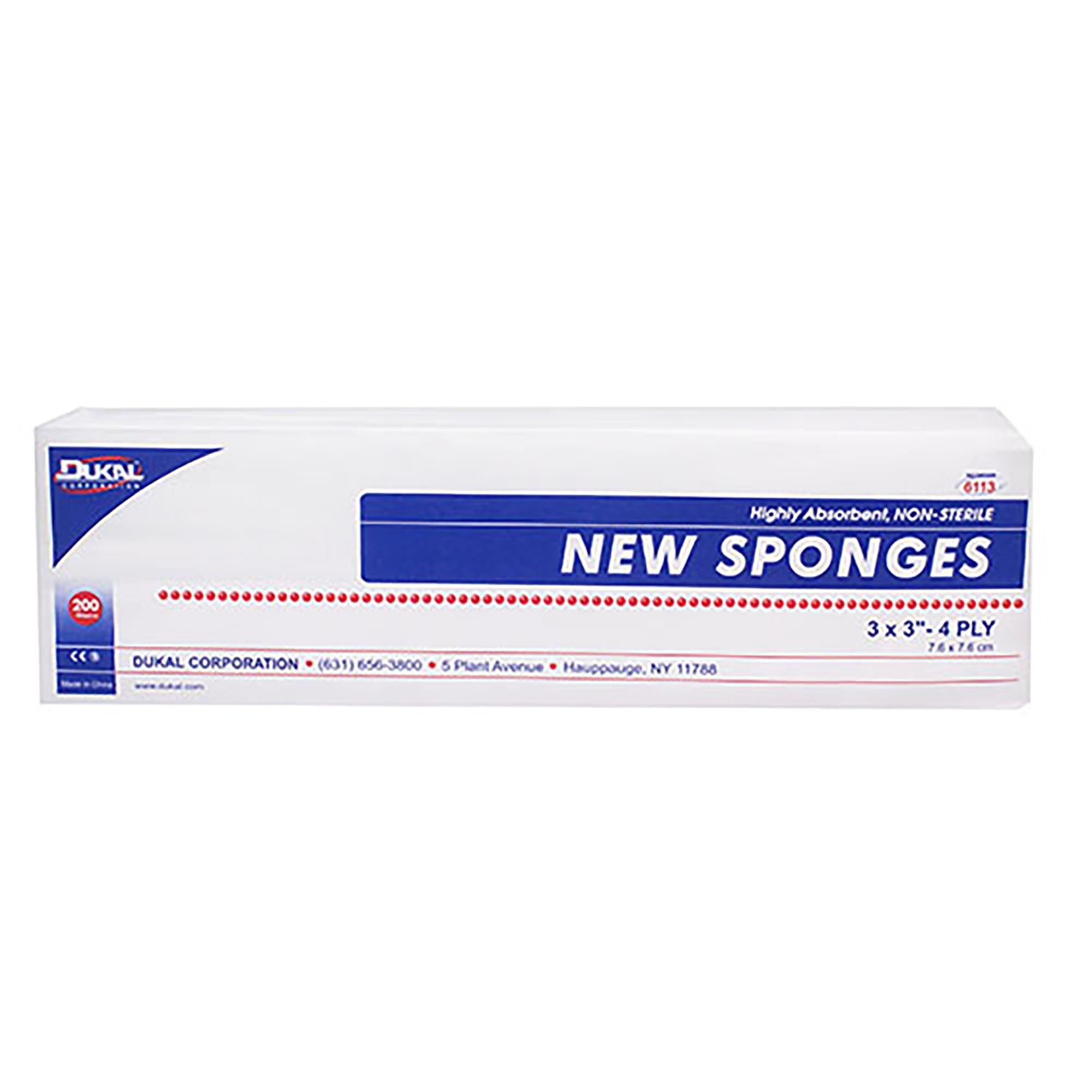 Dukal™ Nonwoven Sponge, 3 x 3 Inch (1 Unit)