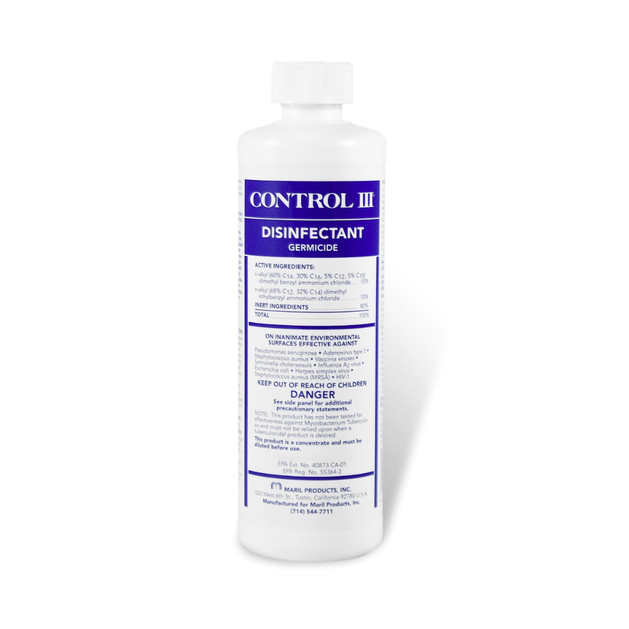 Control III® Surface Disinfectant Cleaner (1 Unit)