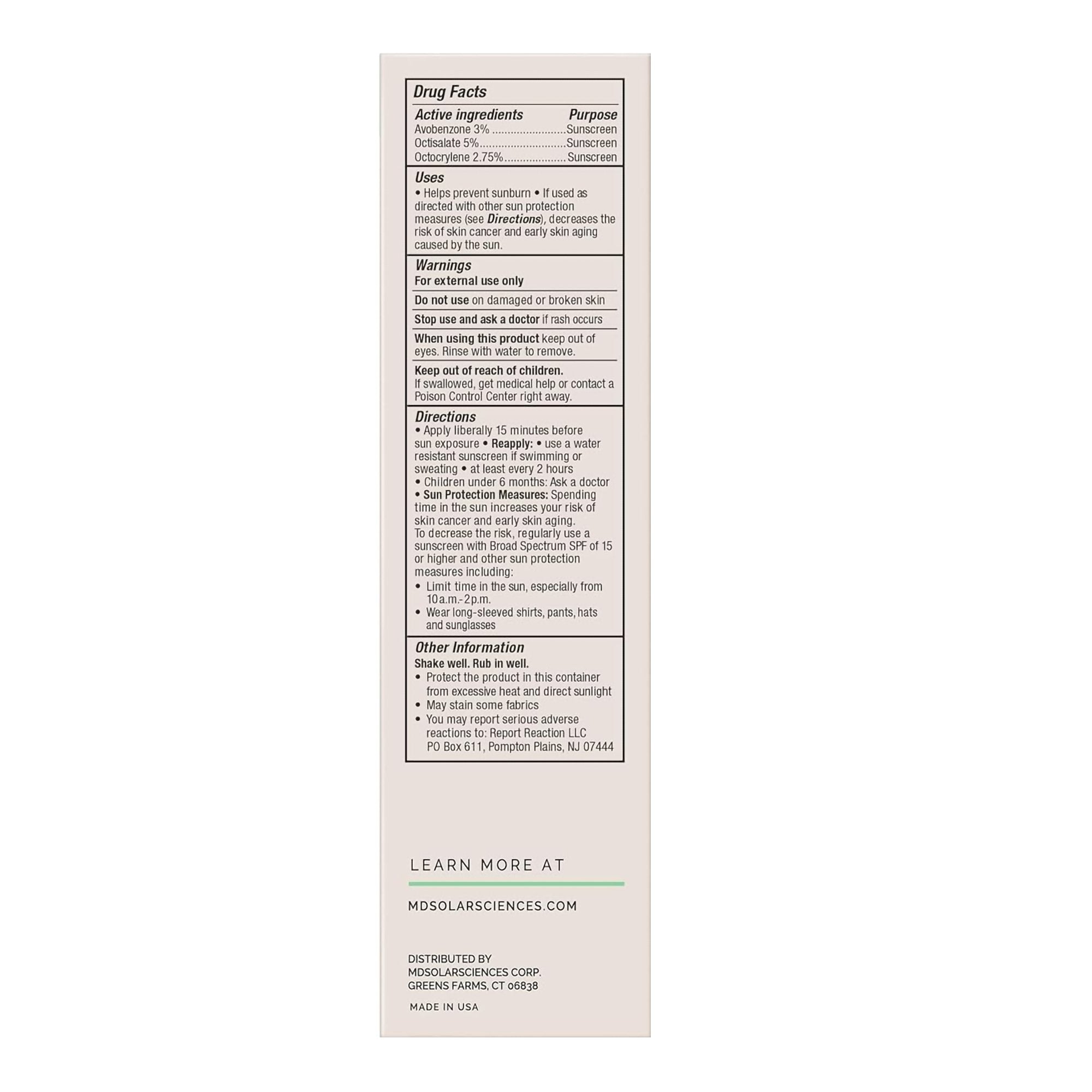 MDSolarSciences® Tint + Tone SPF 50 (1 Unit)