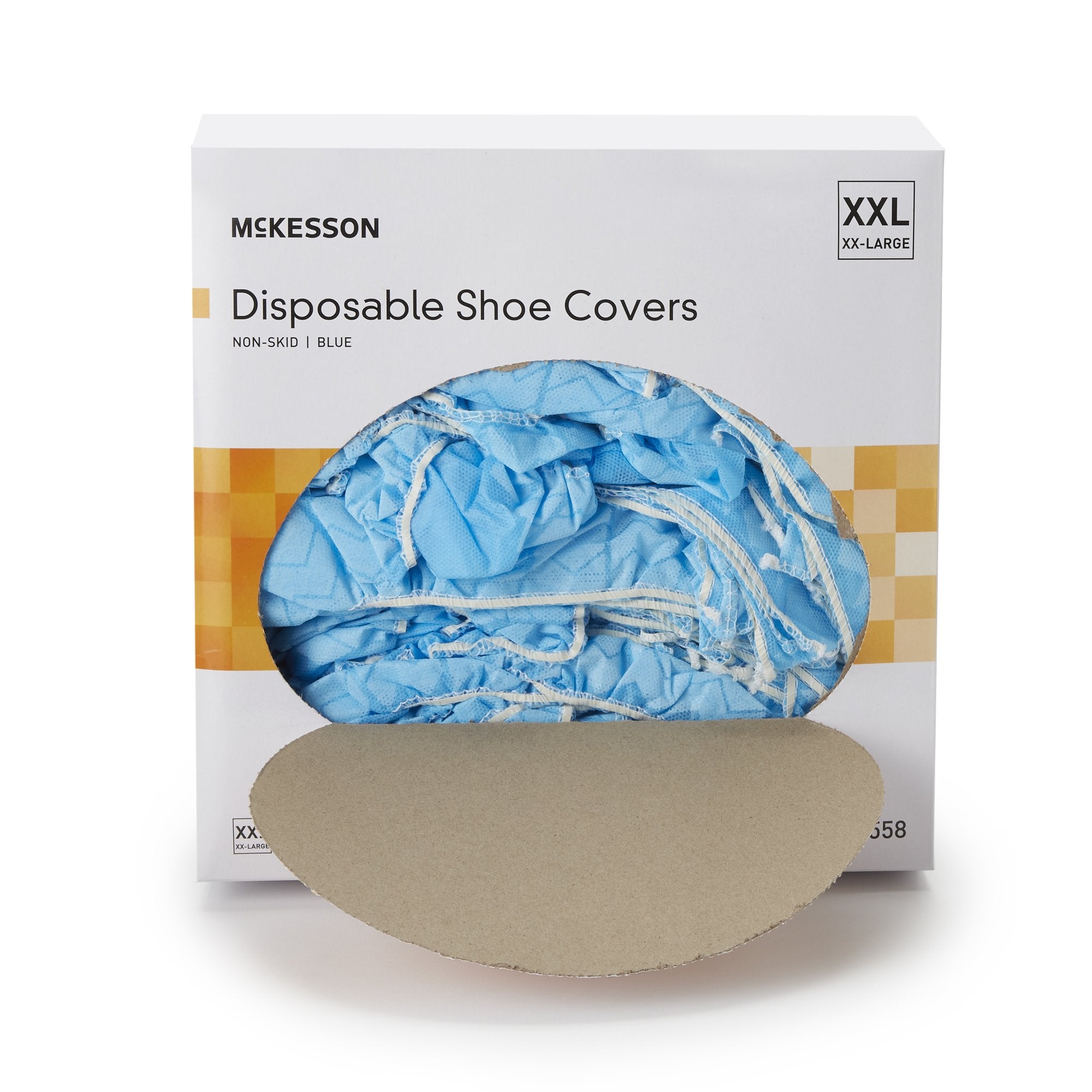 McKesson Shoe Covers, 2X-Large, Nonskid Sole, Blue (2 Units)