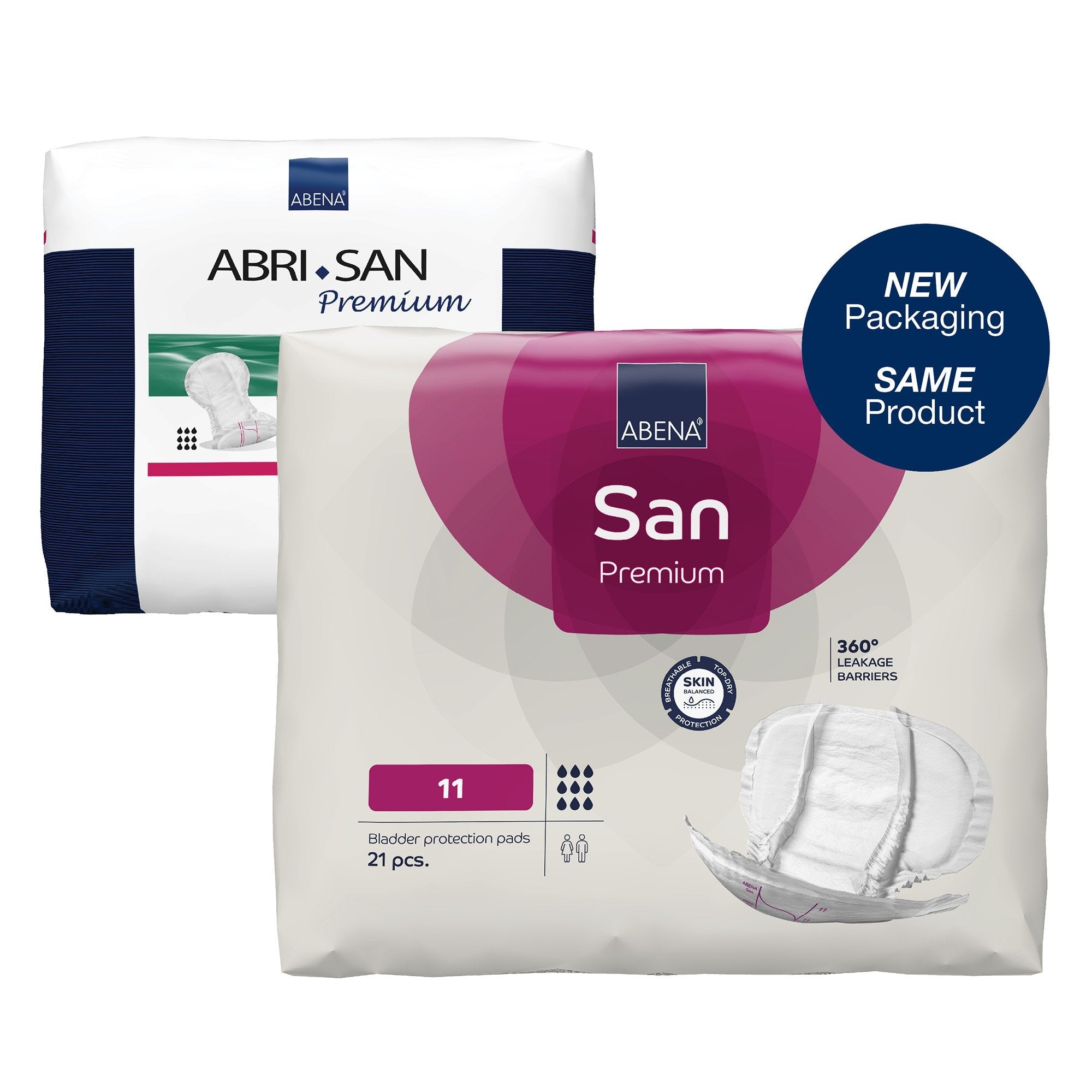 Abena® San Premium Bladder Protection Pads, Size 11 (21 Units)